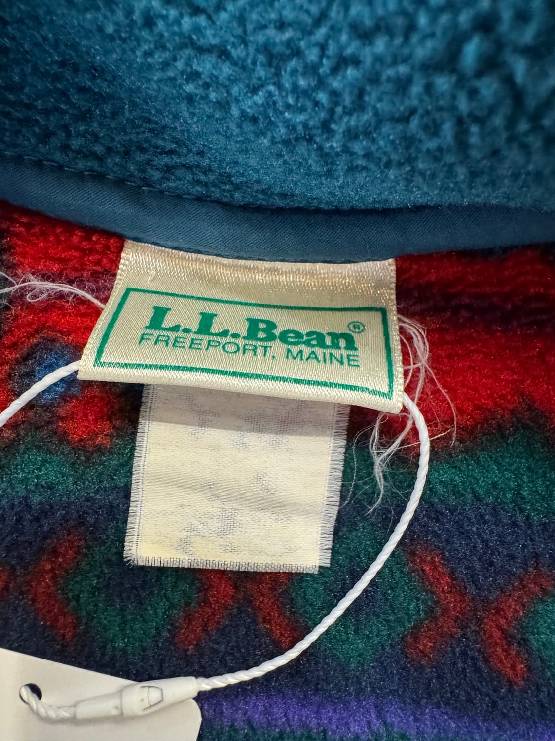 90s 엘엘빈 아즈텍 플리스 집업자켓 상품이미지5