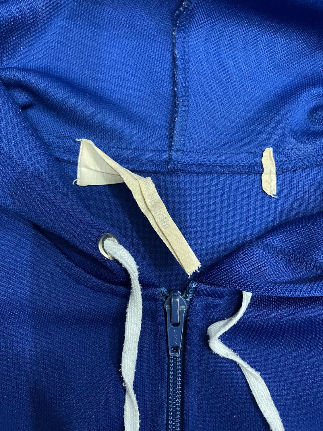 꼼데가르송 블루 레드와펜 후드집업 상품이미지6