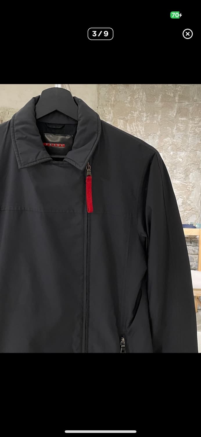 프라다 스포츠 차콜 고어텍스 투 웨이 집업 자켓 상품이미지7