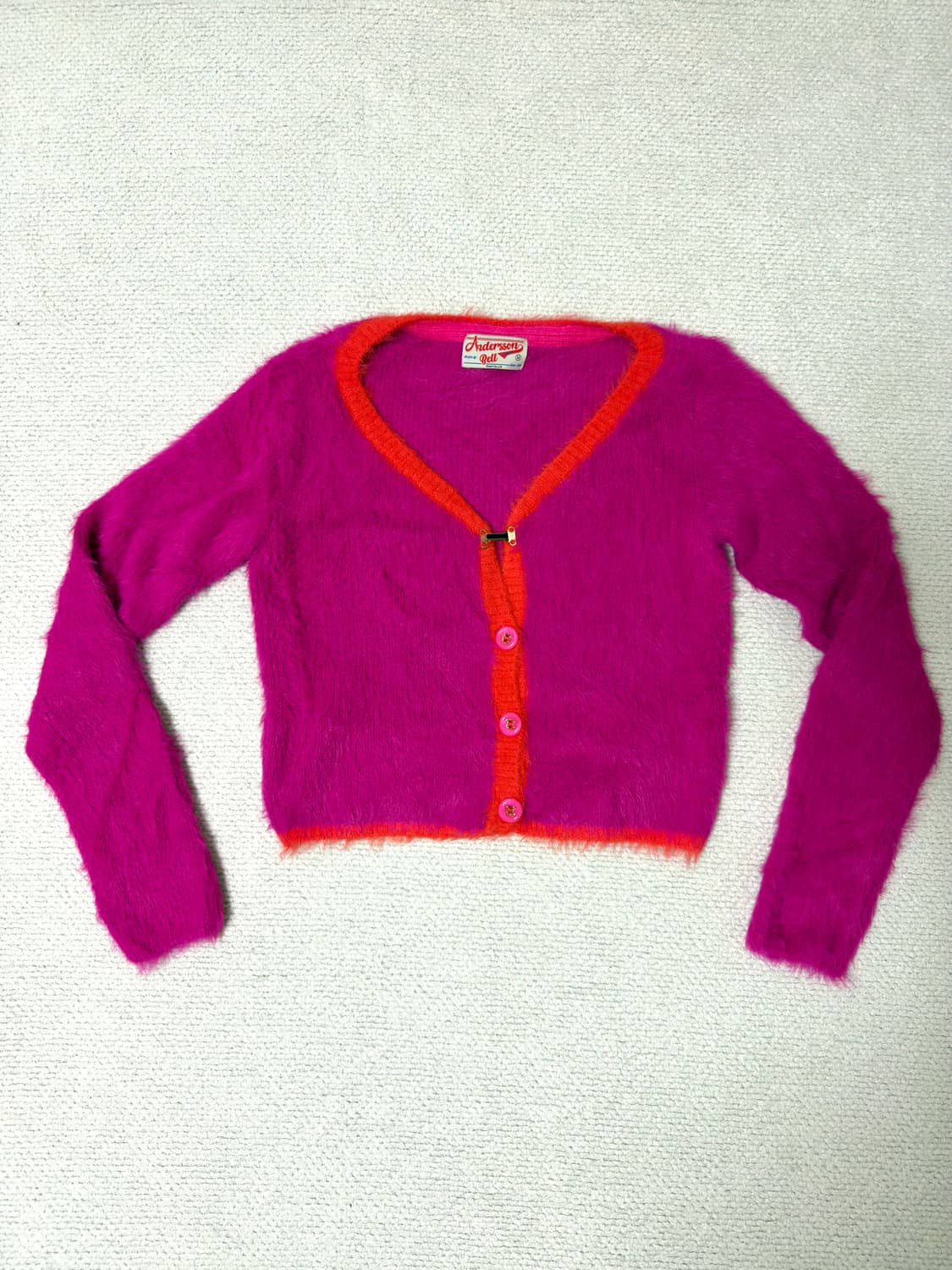 앤더슨벨 설리반 가디건 핑크 M 상품이미지1