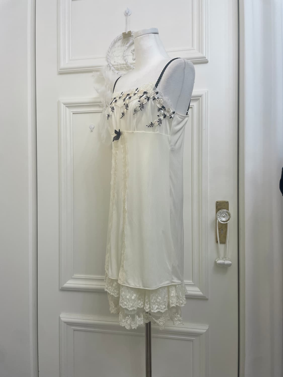 ivory&black lace flower embroidery fairy 상품이미지6
