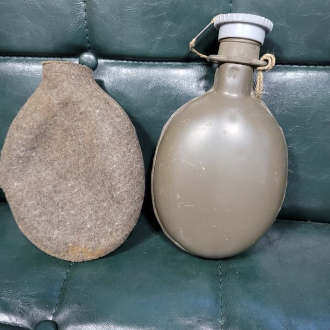 독일군 빈티지 알루미늄 수통 상품이미지2