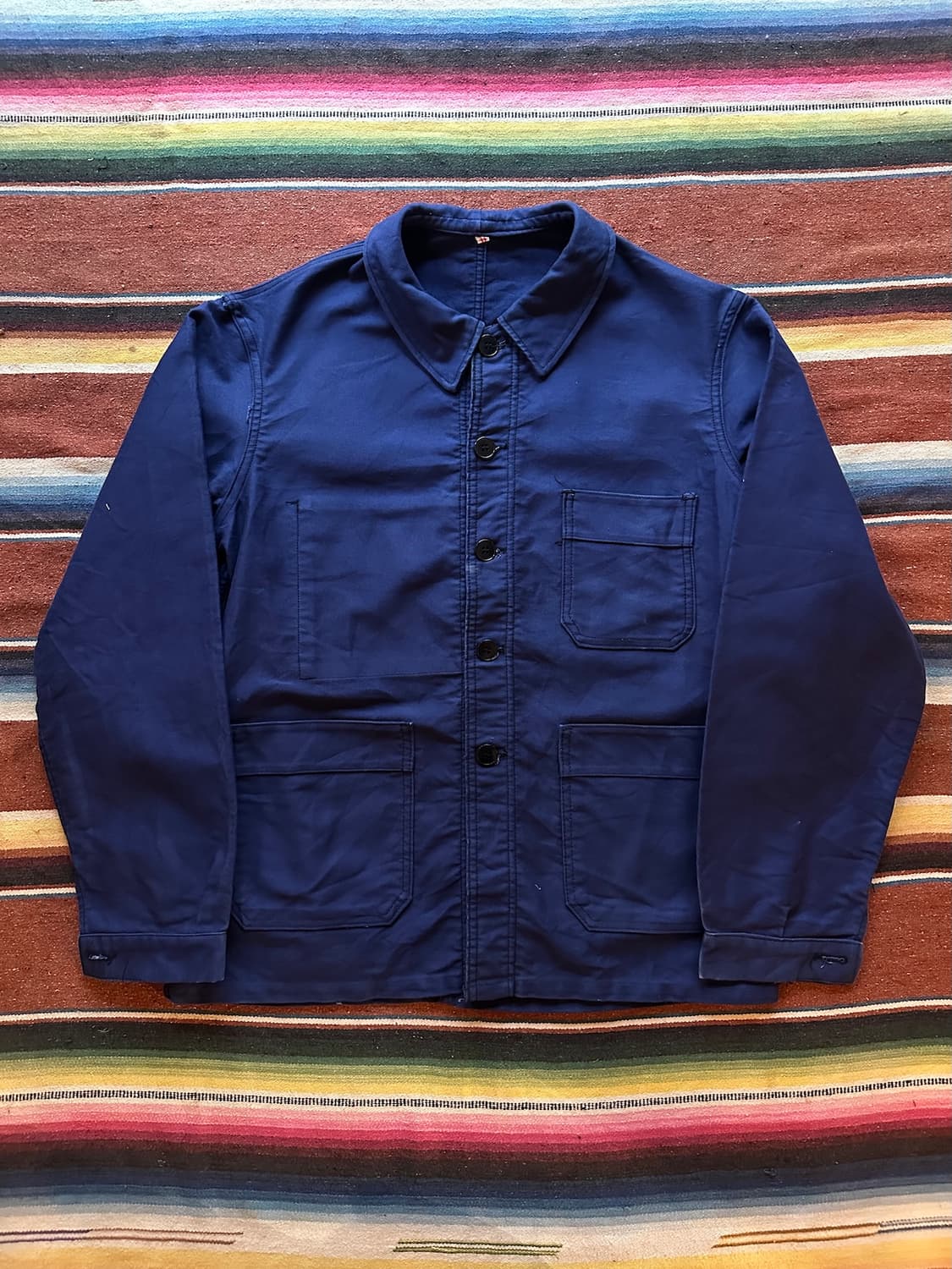 60s 아돌프라퐁 몰스킨 프렌치 워크 자켓 상품이미지2