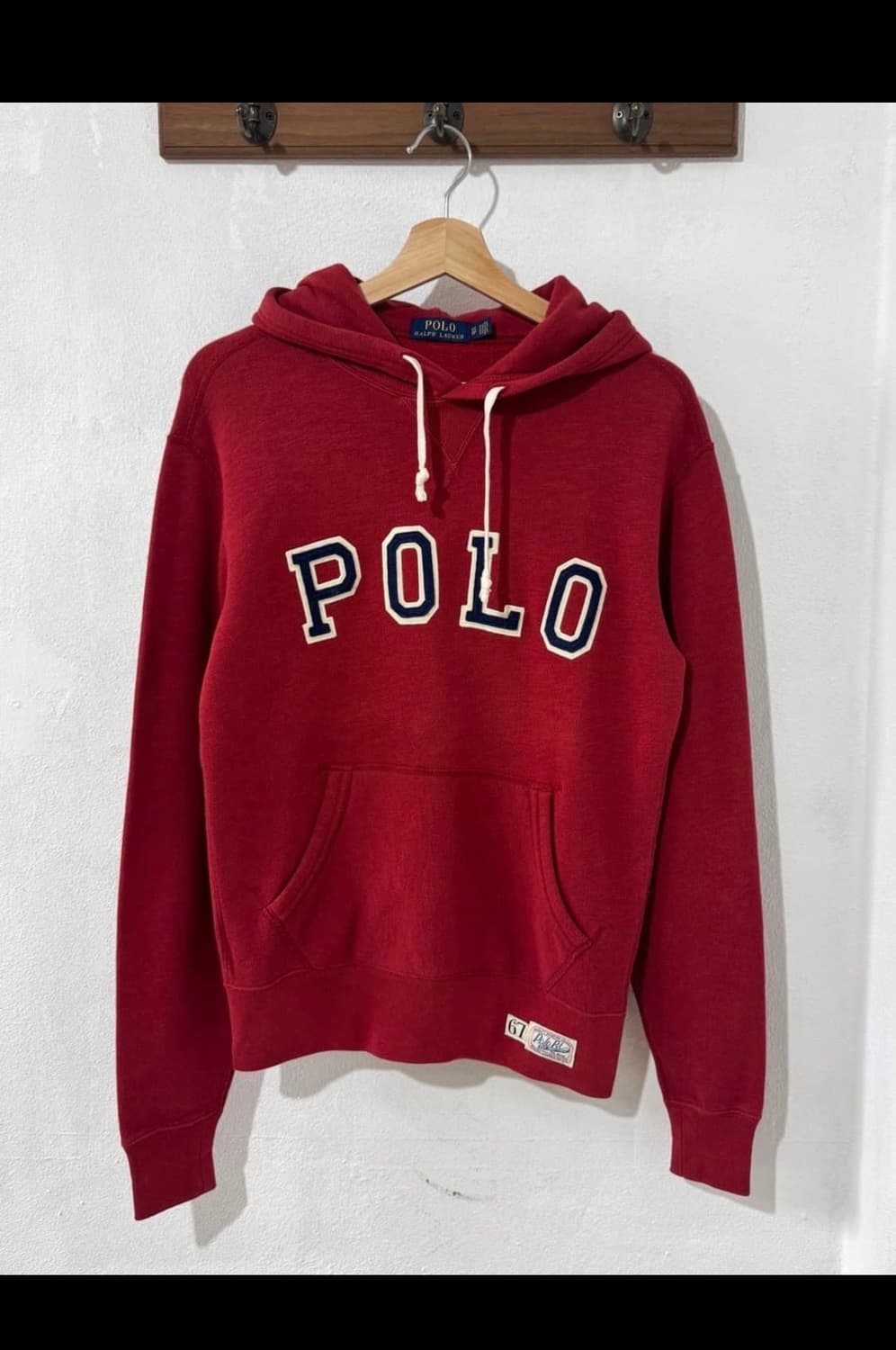폴로 스펠로고 후드티 상품이미지2