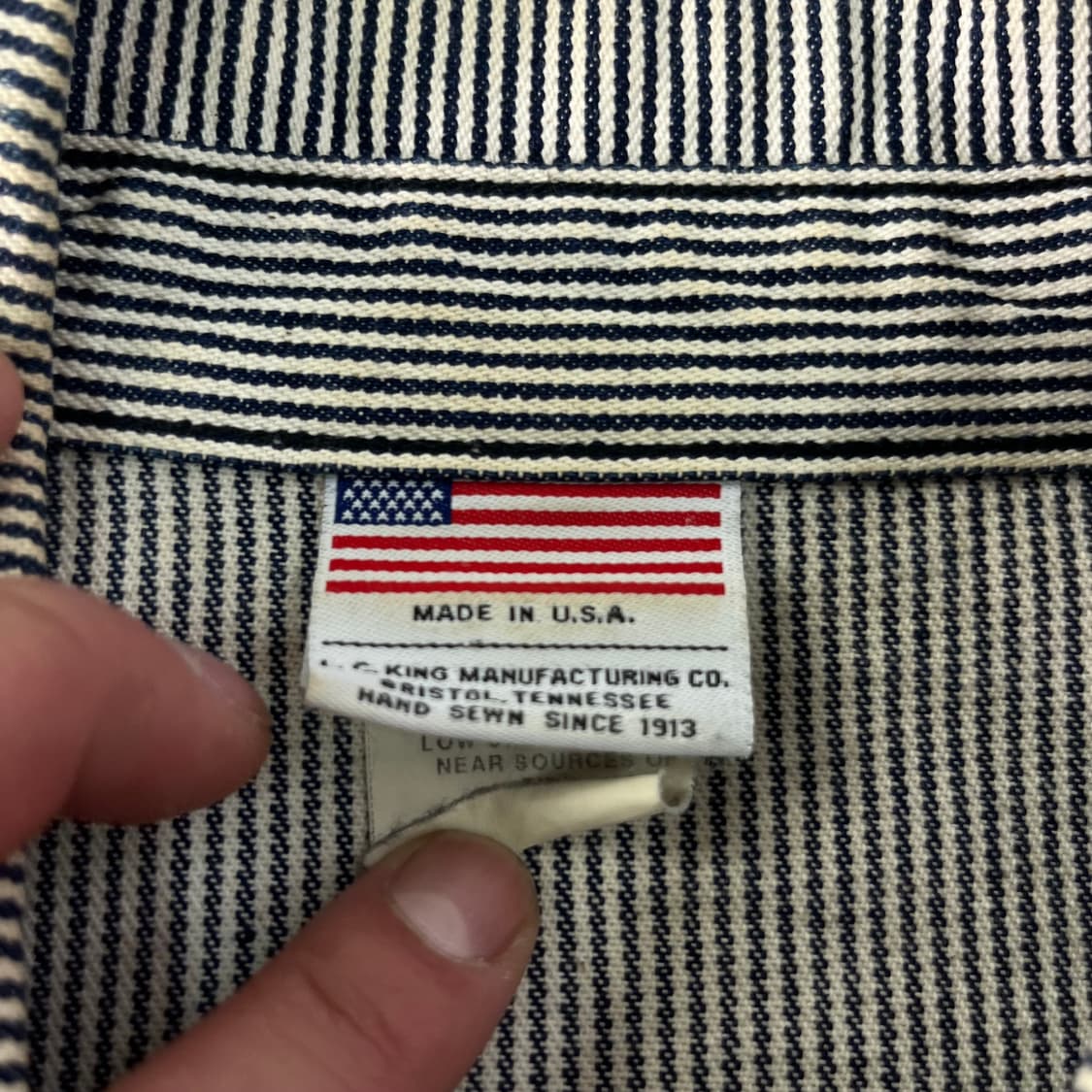 100 포인터 히코리 스트라이프 초어 자켓 상품이미지3