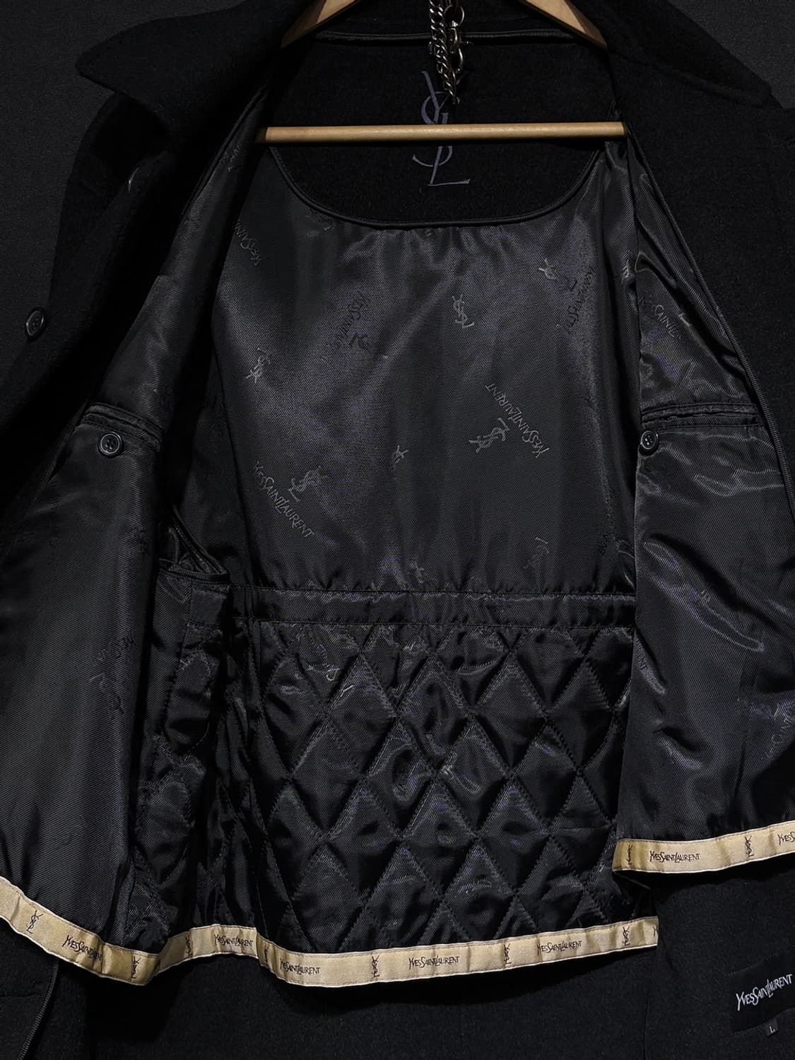 입생로랑 캐시미어 울코트  상품이미지6