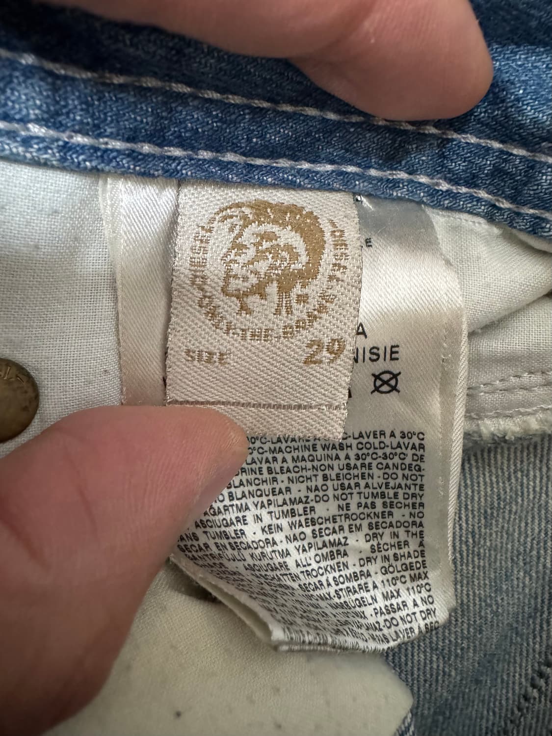 디젤 자티니 데님팬츠 상품이미지8