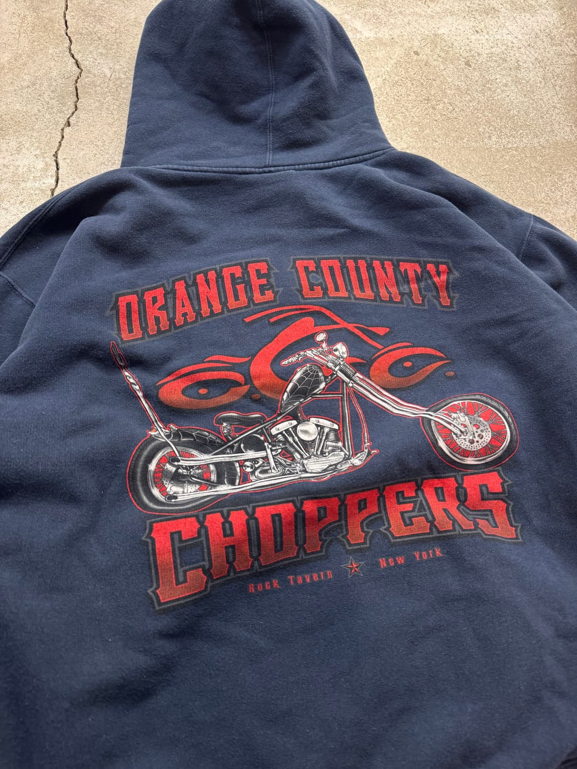 00s 오렌지 카운티 쵸퍼스 프린팅 후드티 상품이미지4