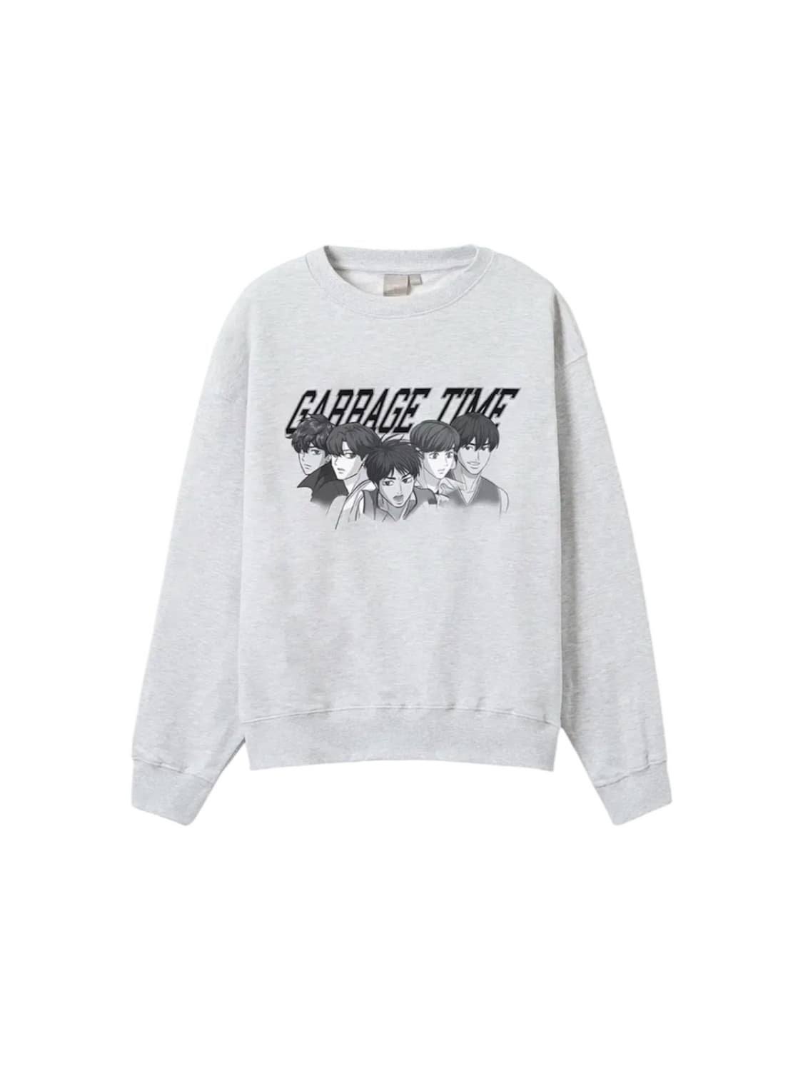 스파오x가비지타임 공식미남 맨투맨 상품이미지1