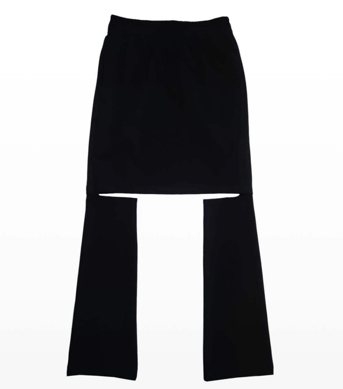 지초이 컴포트 22-005 스커트 팬츠 1사이즈 블랙 상품이미지1