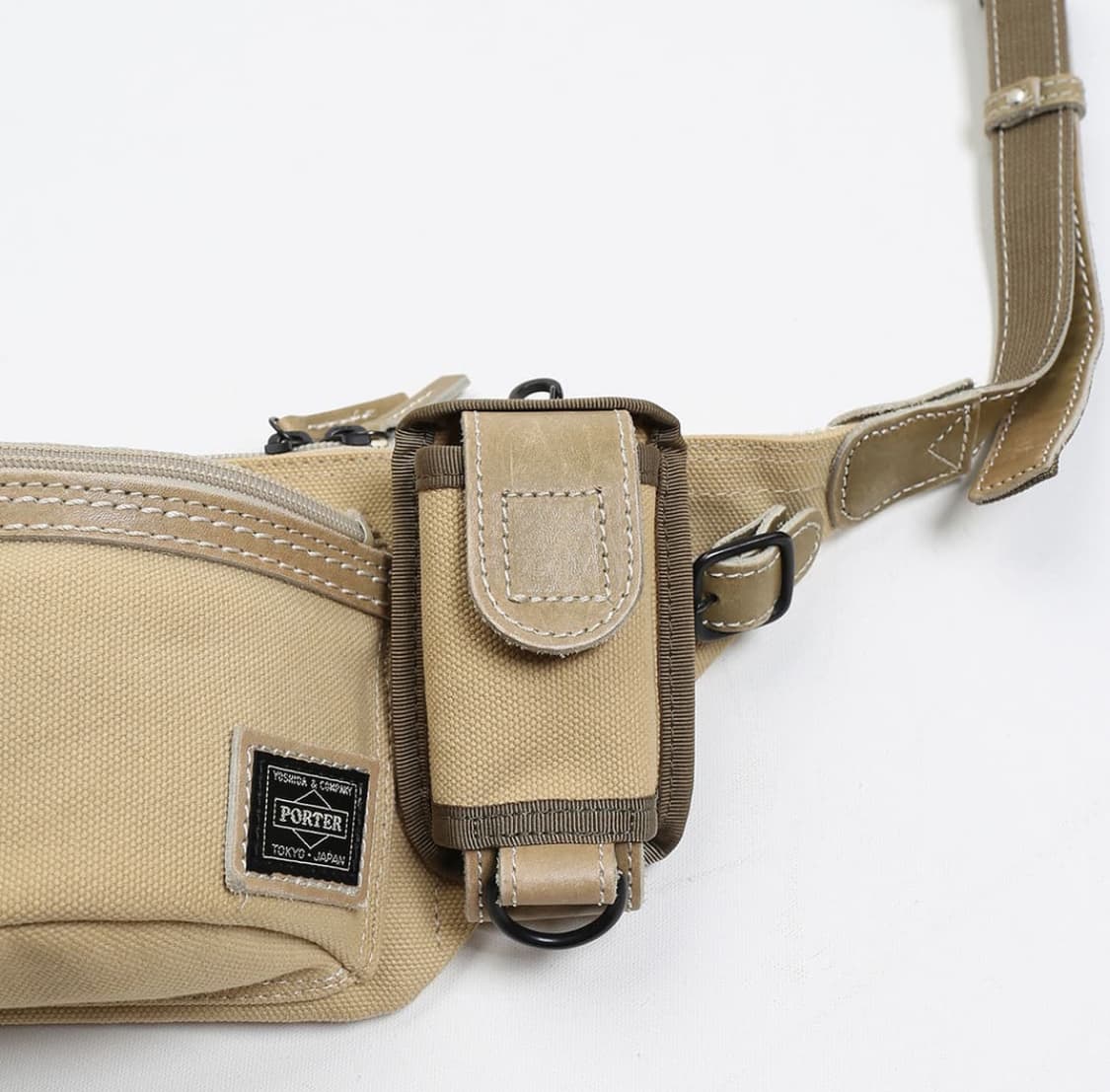 요시다 포터 베이지 웨이스트 백 상품이미지3