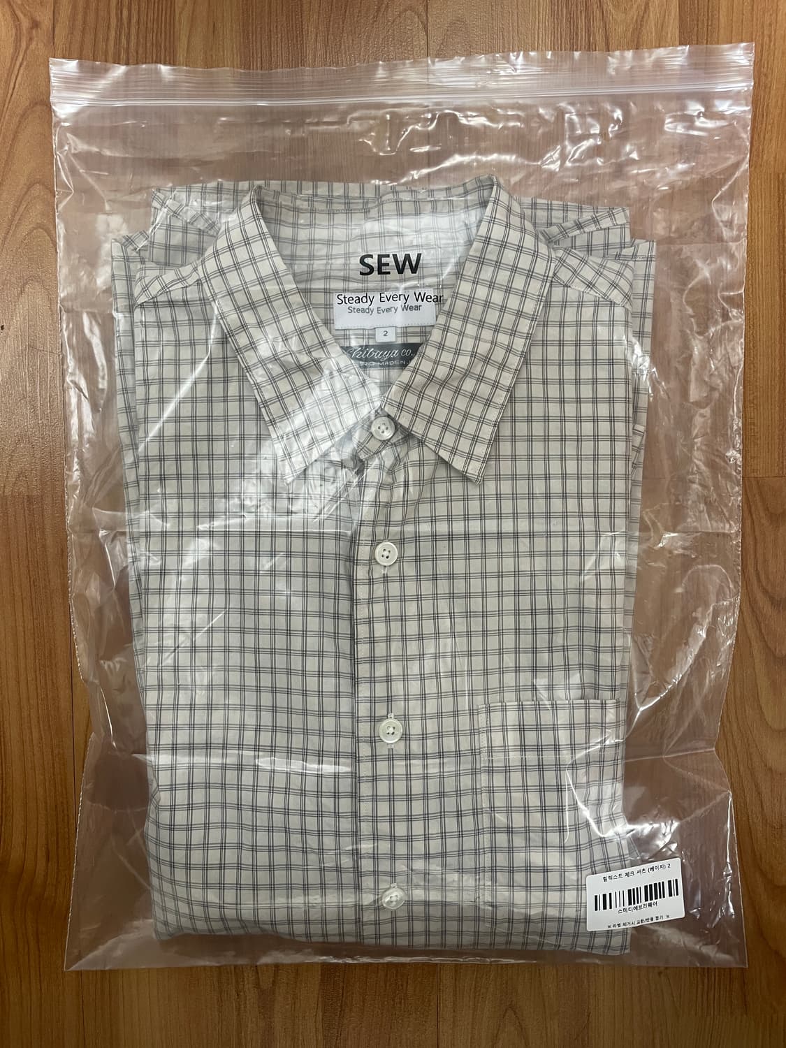 스테디에브리웨어 체크셔츠 상품이미지1