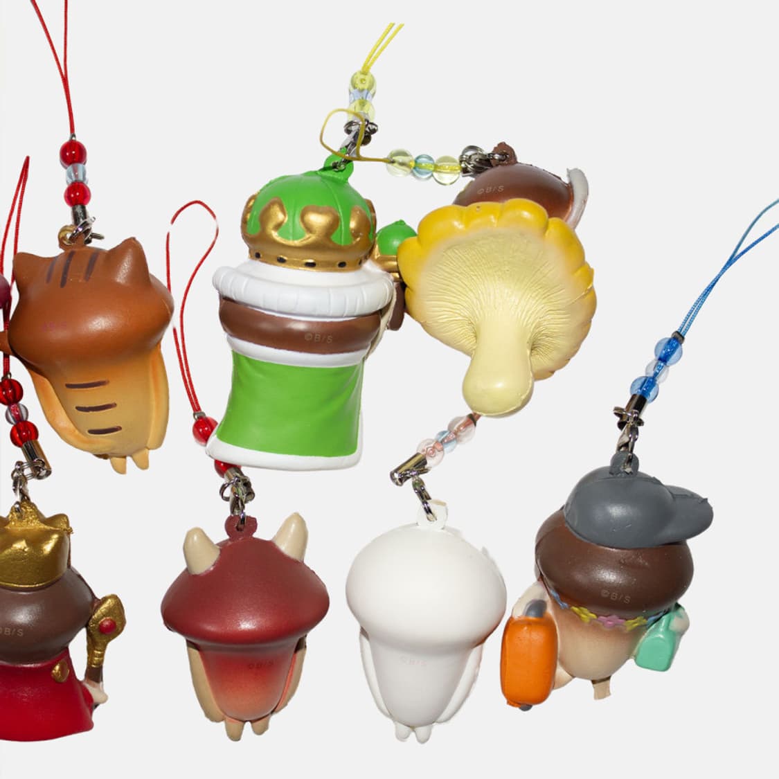 나메코 스퀴시 비즈 스트랩 키링 13종 상품이미지6