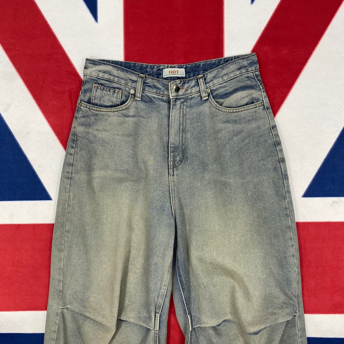 OOT 와이드 워싱데님팬츠 L 상품이미지2