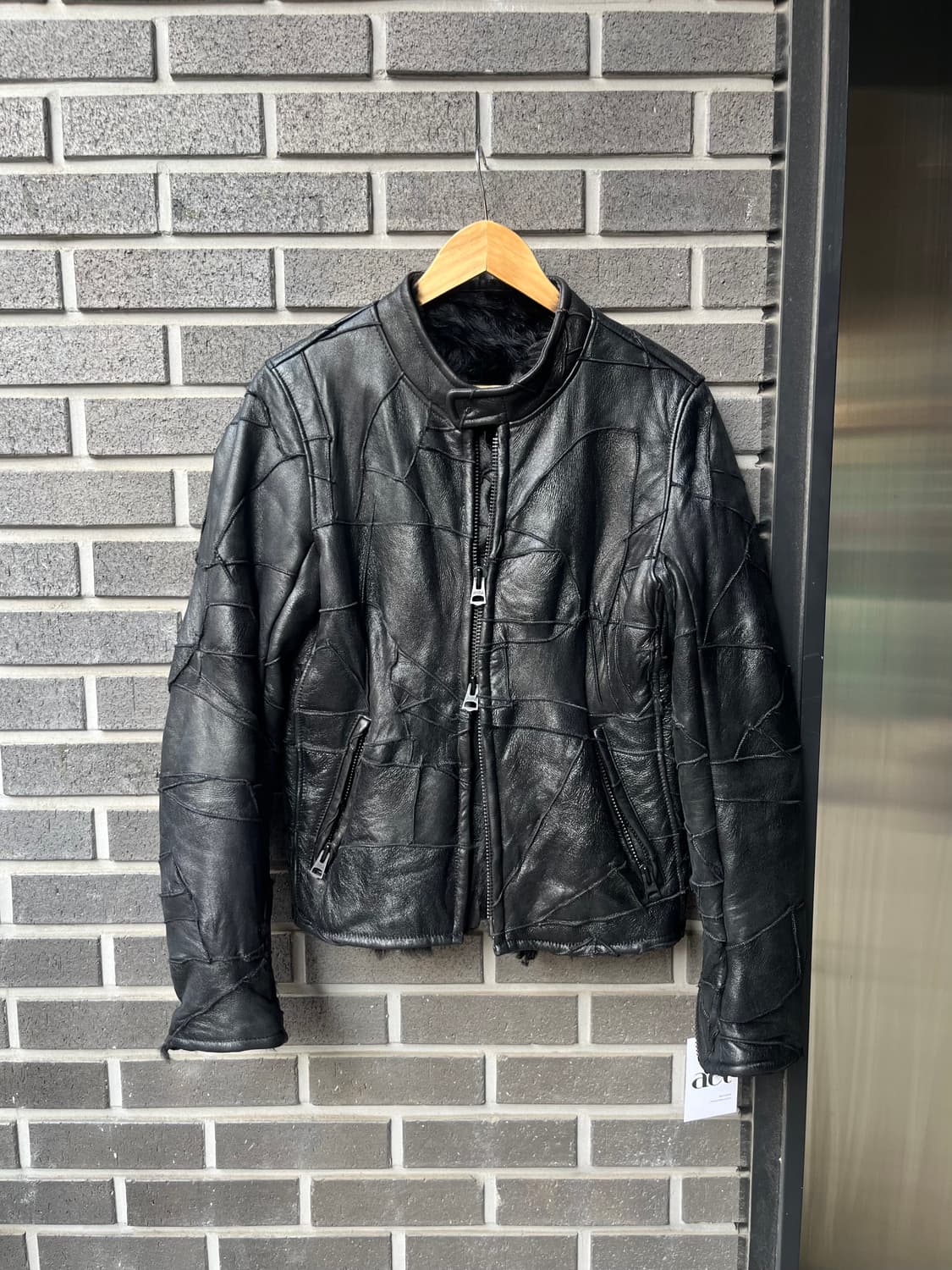 90s NUMERODUE 패치워크 양가죽 자켓  상품이미지1