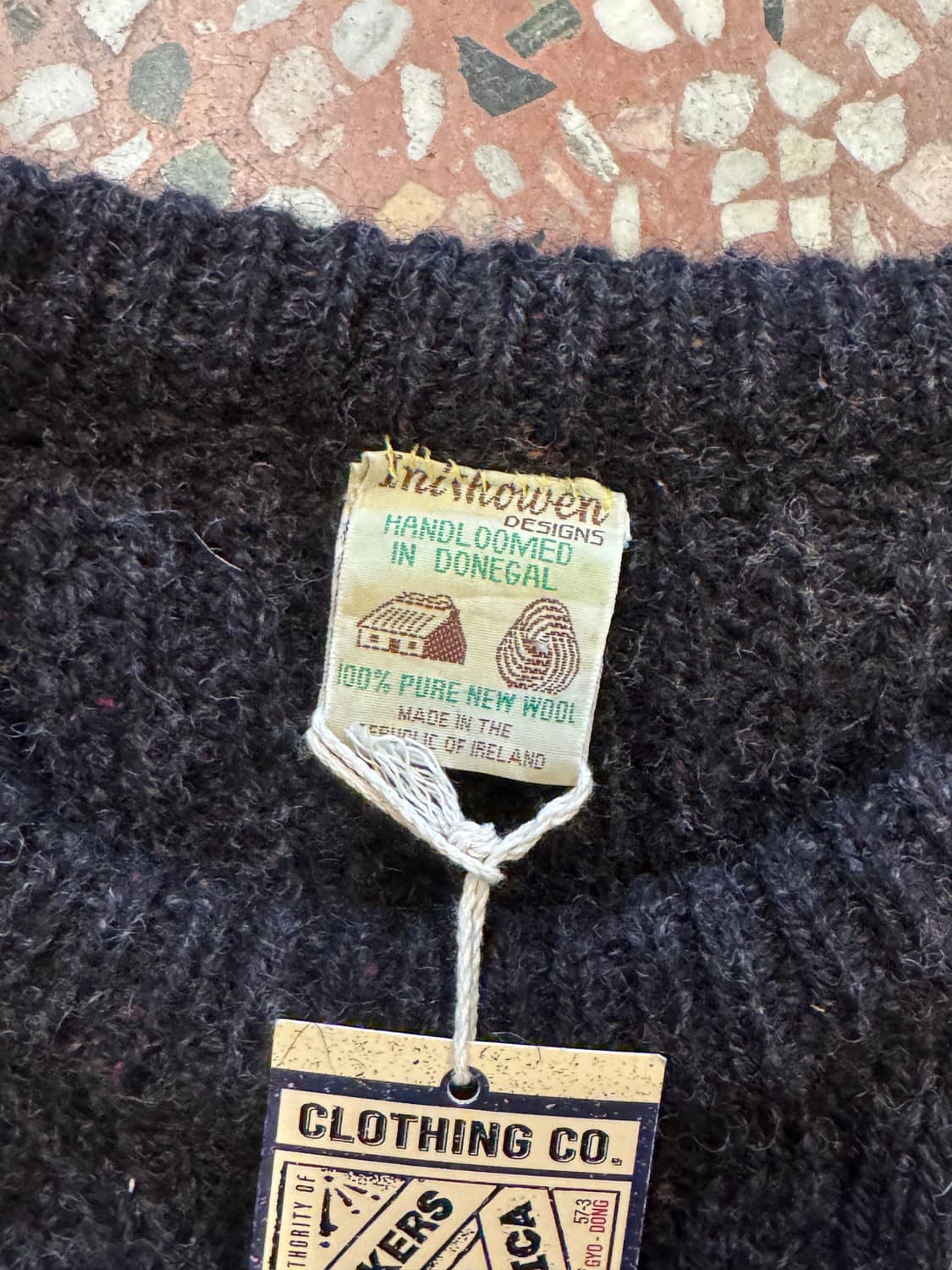 Inishowen 아란 니트 스웨터 (XL) 상품이미지4