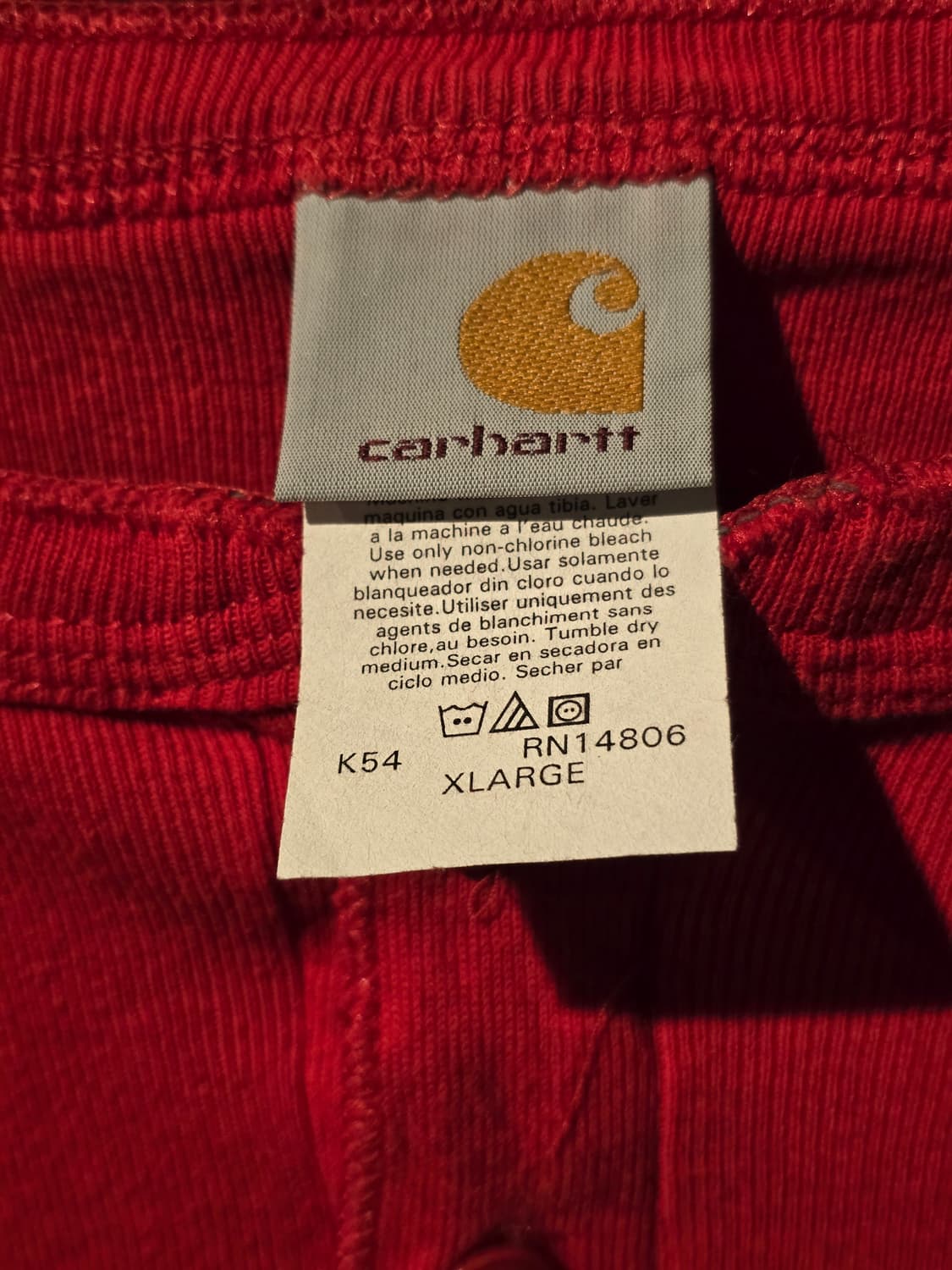 Carhartt 헨리넥 긴팔티 상품이미지3