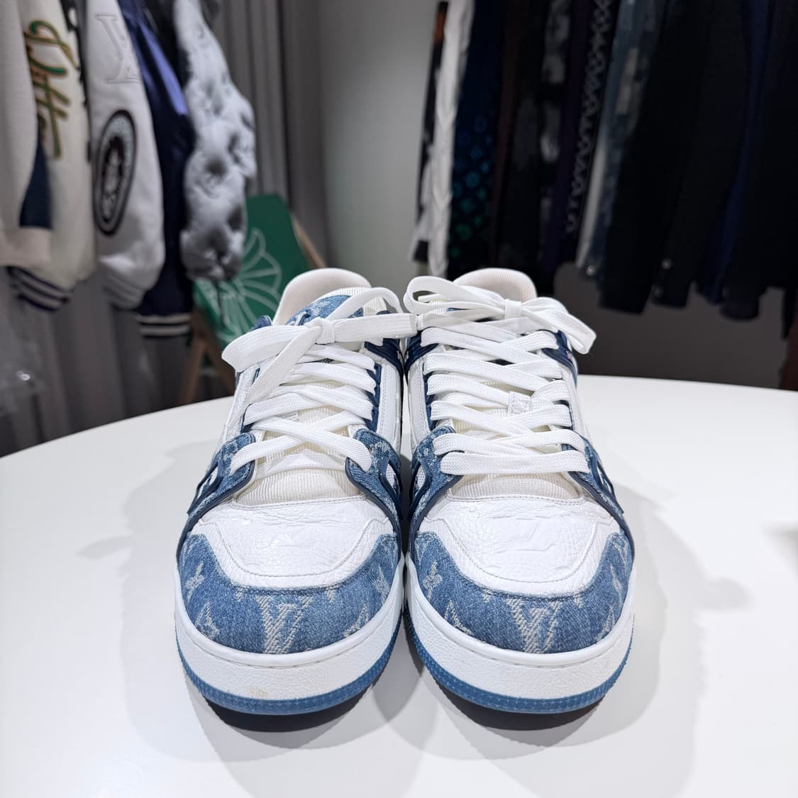 (A/9) / 루이비통 LV 트레이너 데님 스니커즈 상품이미지2