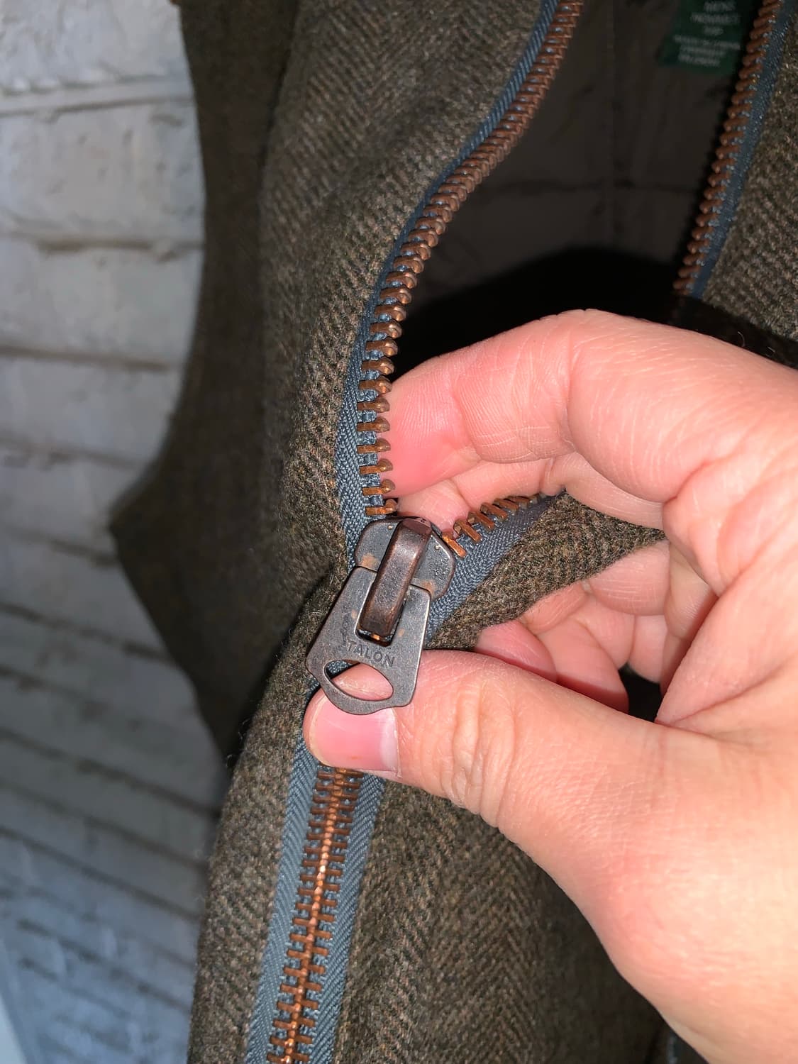 빈티지 울리치 헤링본 울 베스트 95 상품이미지4