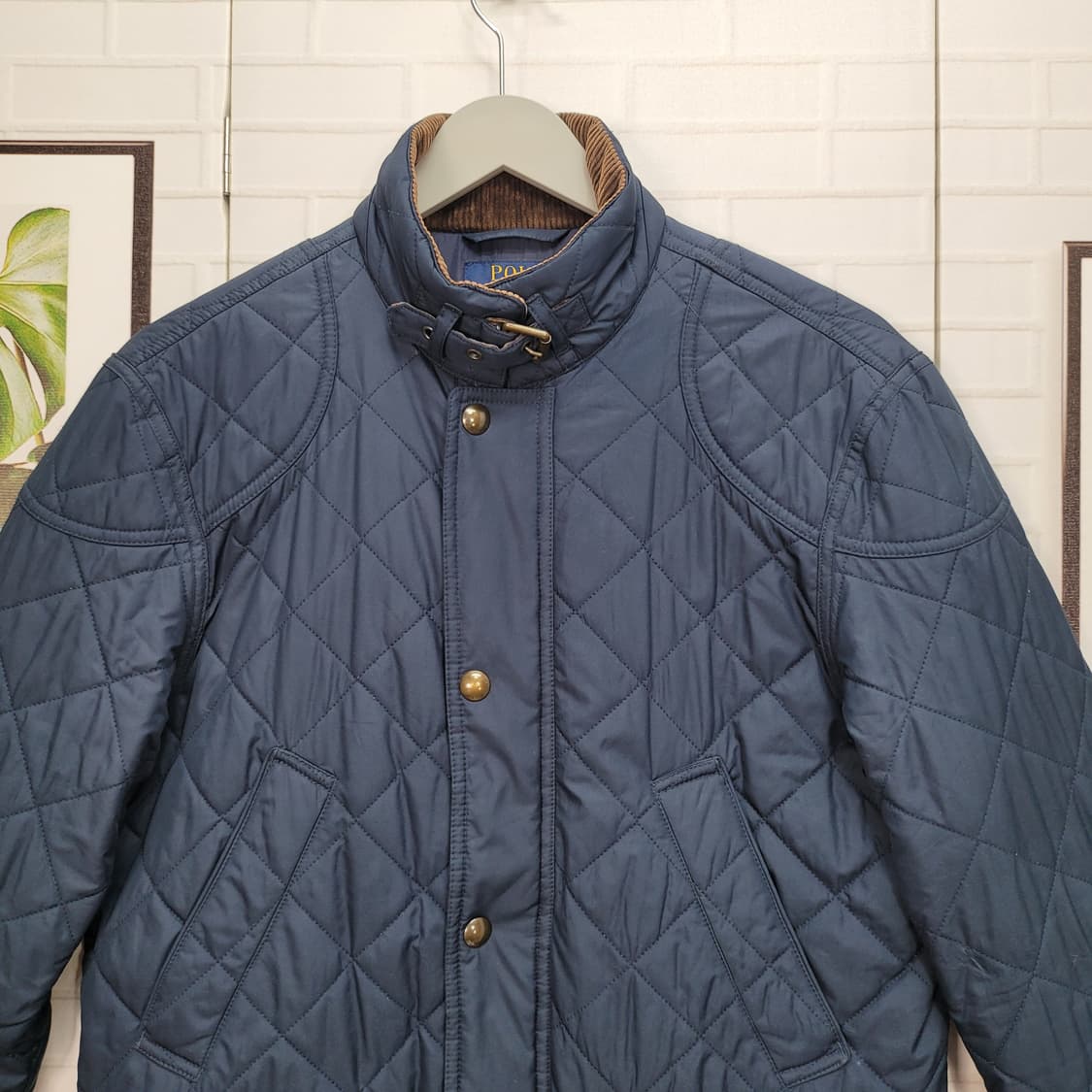 폴로랄프로렌 퀄팅 자켓 네이비 S 사이즈 상품이미지2