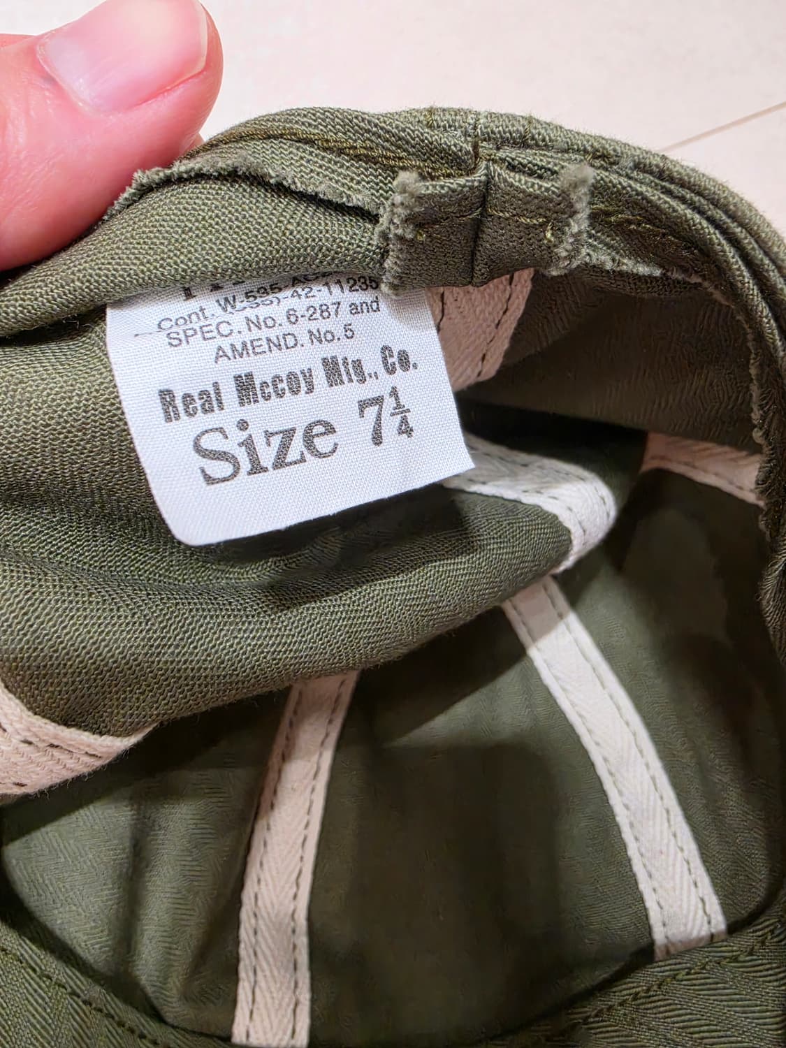 리얼맥코이 a-3캡 상품이미지3