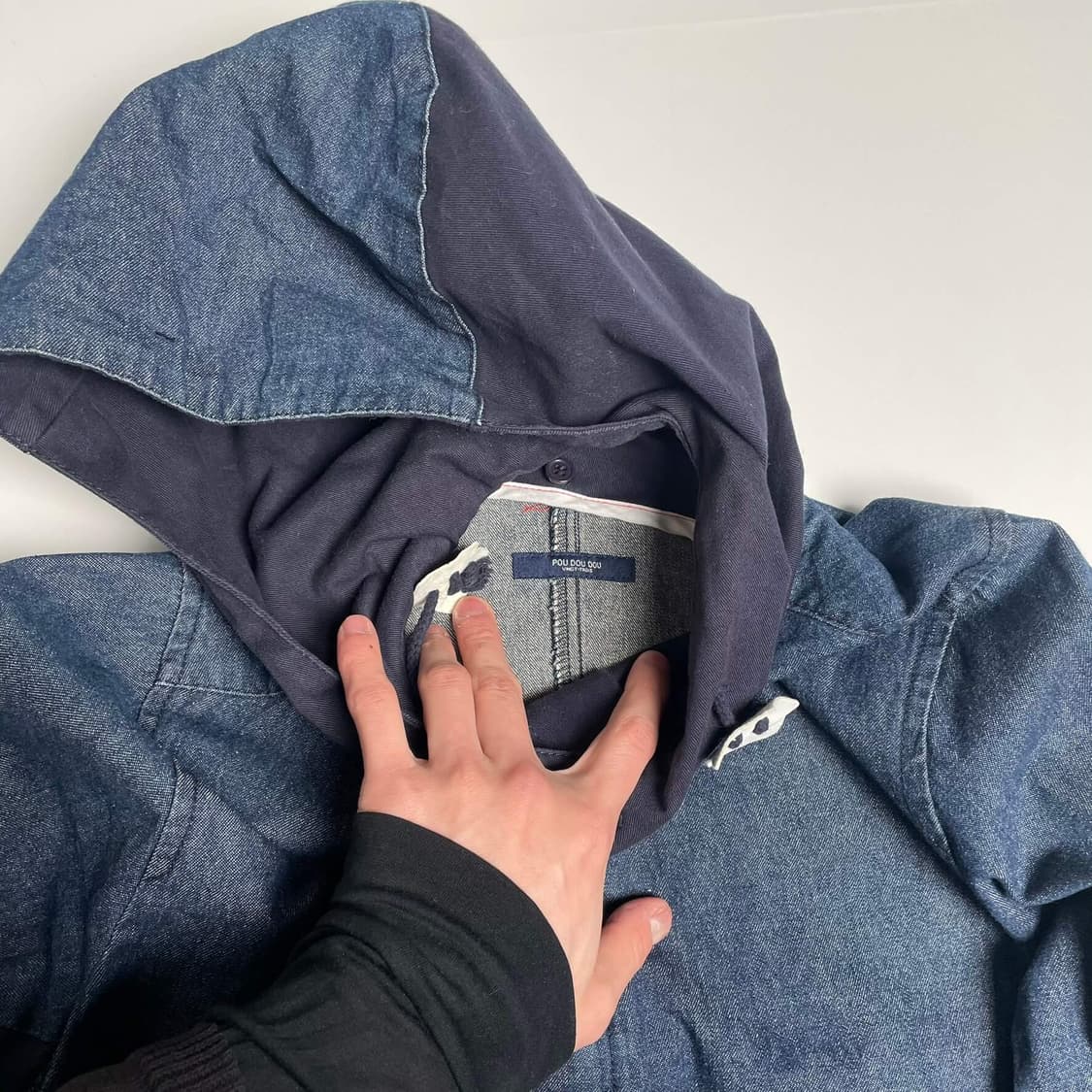 Pou dou dou 데님 후드 자켓 상품이미지6