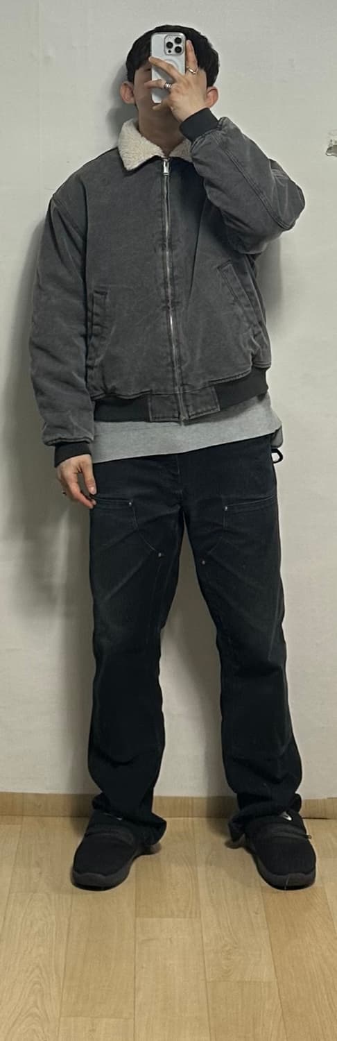 자라 페이크 시어링 워시드 자켓 상품이미지5