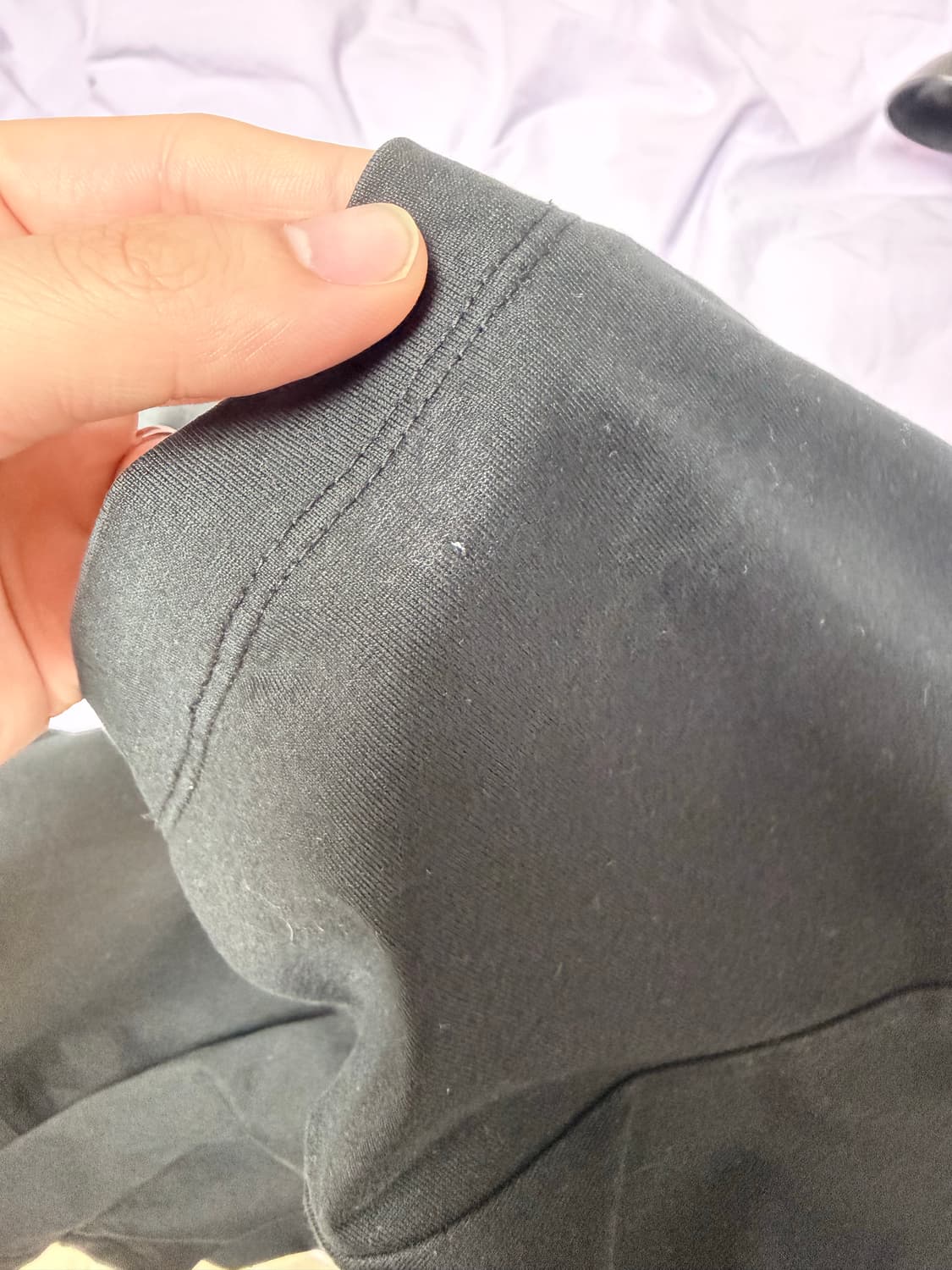 우영미 백로고 티셔츠 블랙 48 상품이미지8