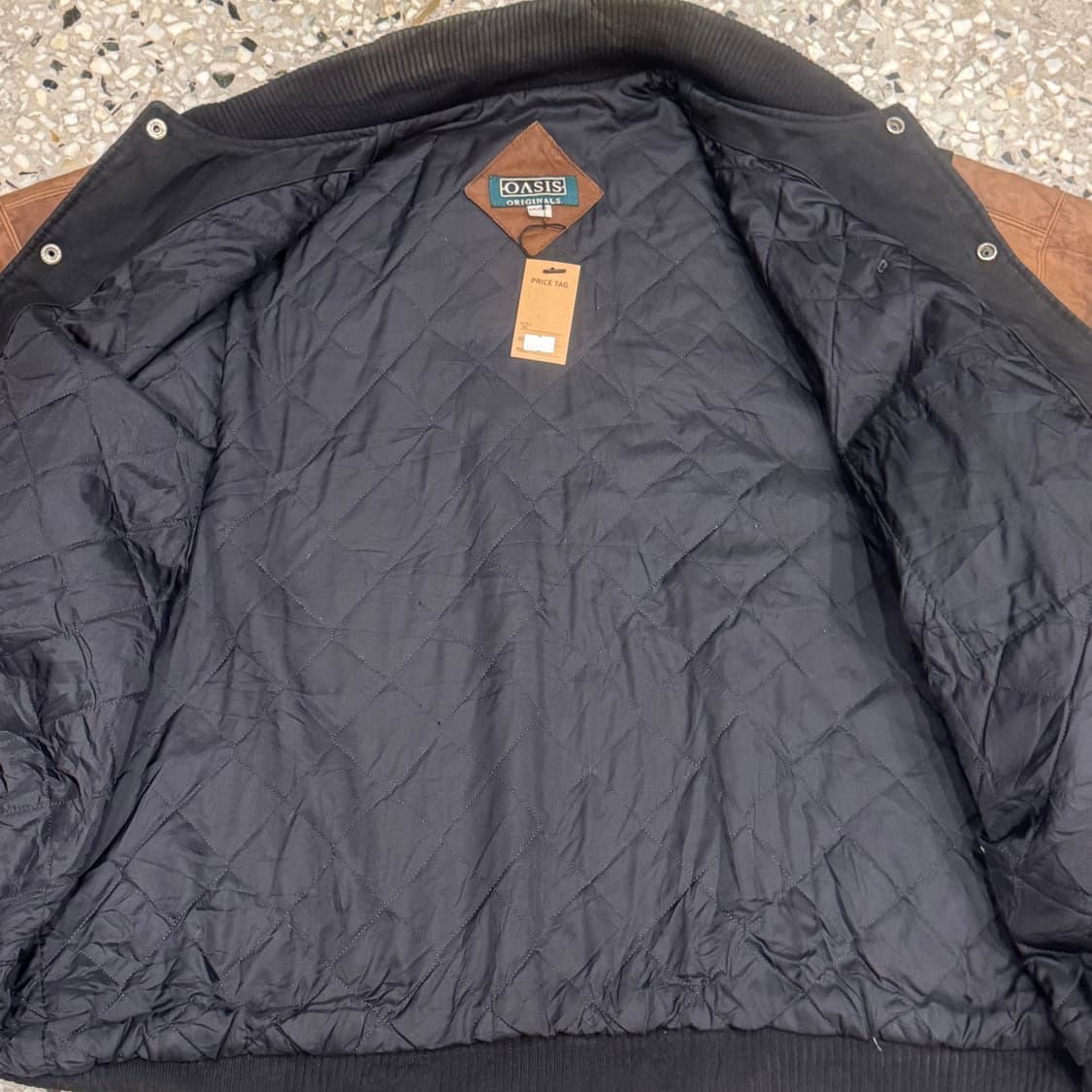 OASIS ORIGINALS 오아시스 오리지널스 레더 바시티 점퍼 상품이미지6