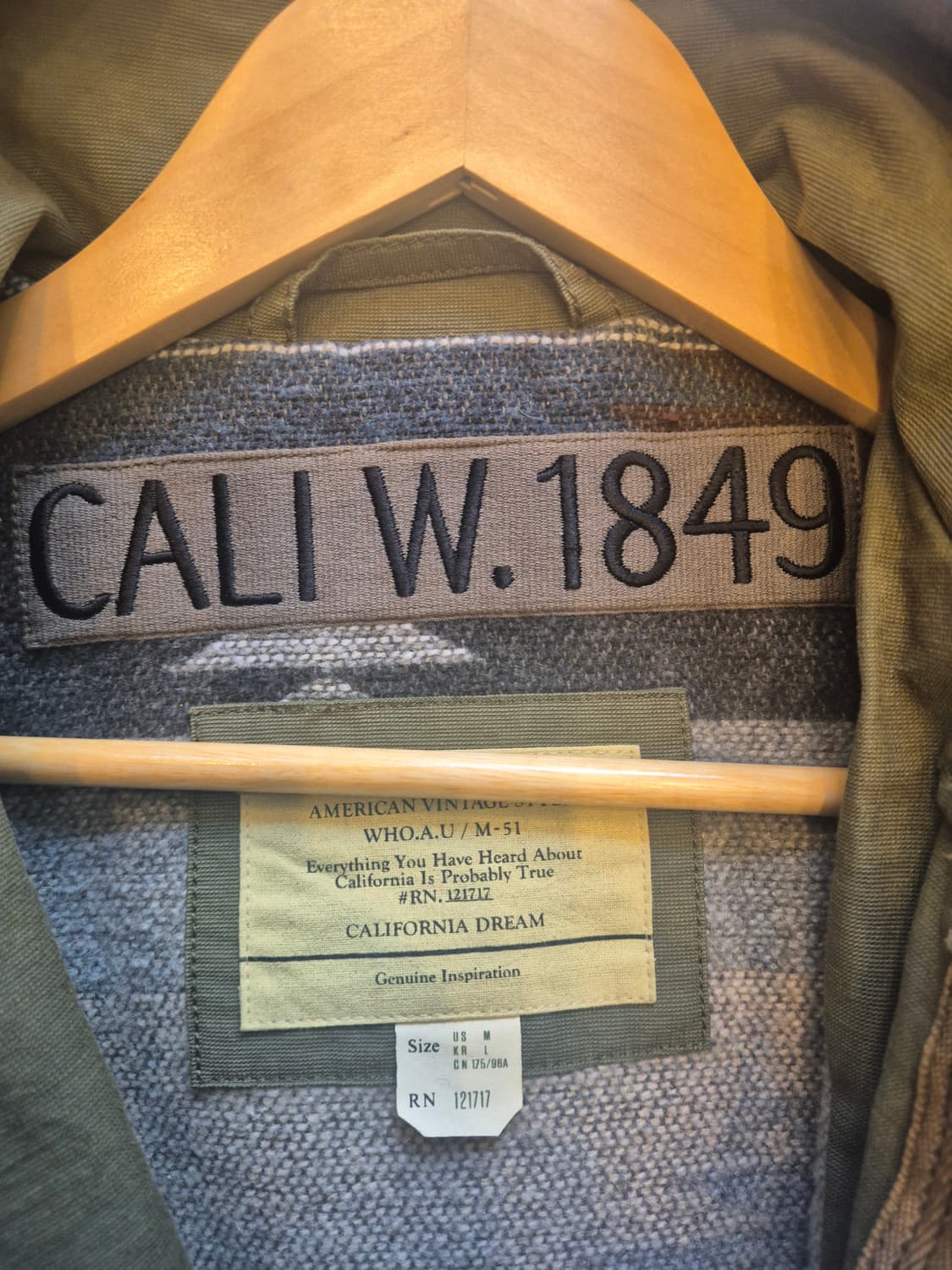 WHO.A.U의 M-51 야상입니다 M-L 사이즈 상품이미지2