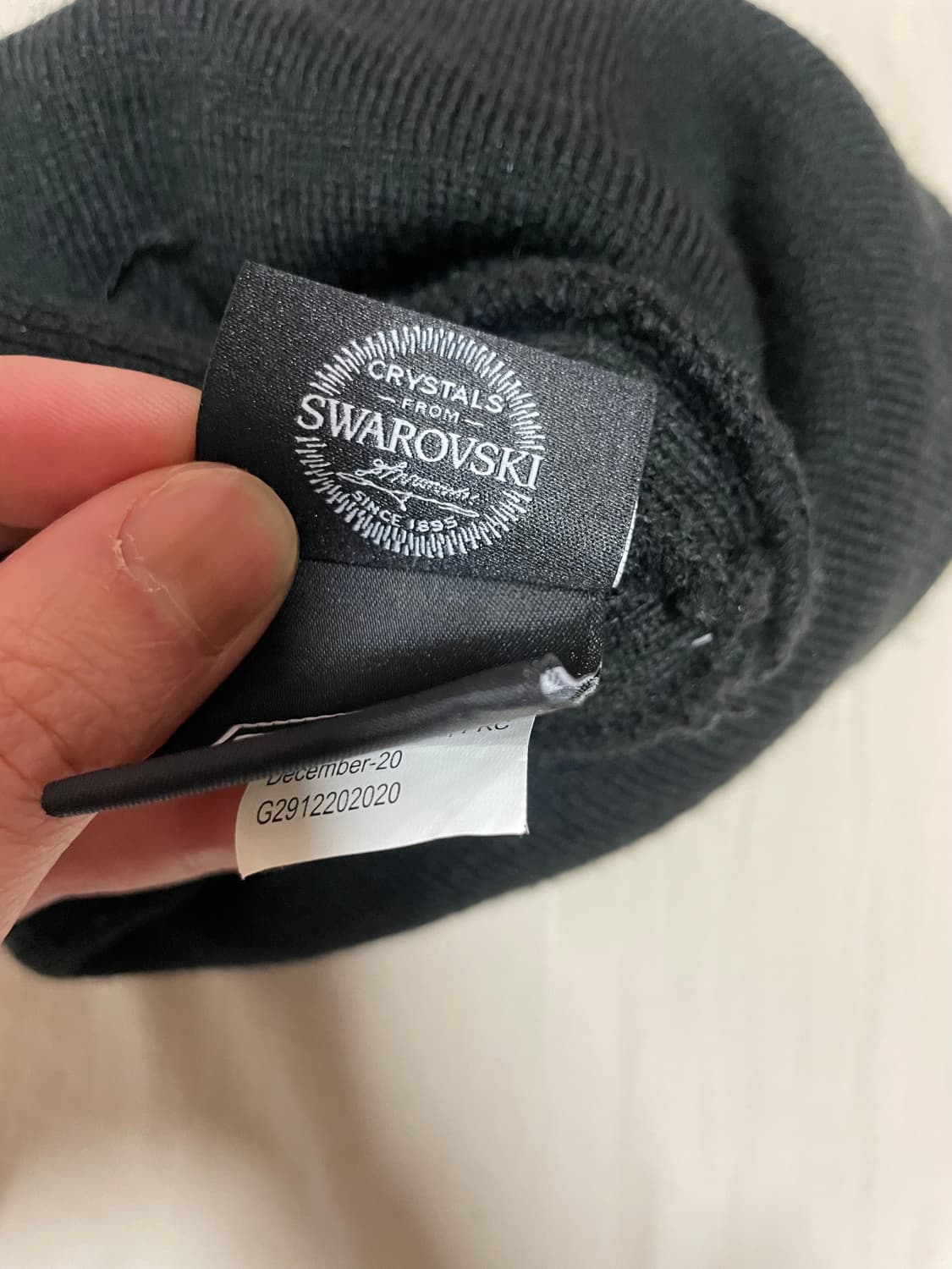 슈프림 뉴에라 스와로브스키 S 로고 비니 블랙 - 21SS 상품이미지6