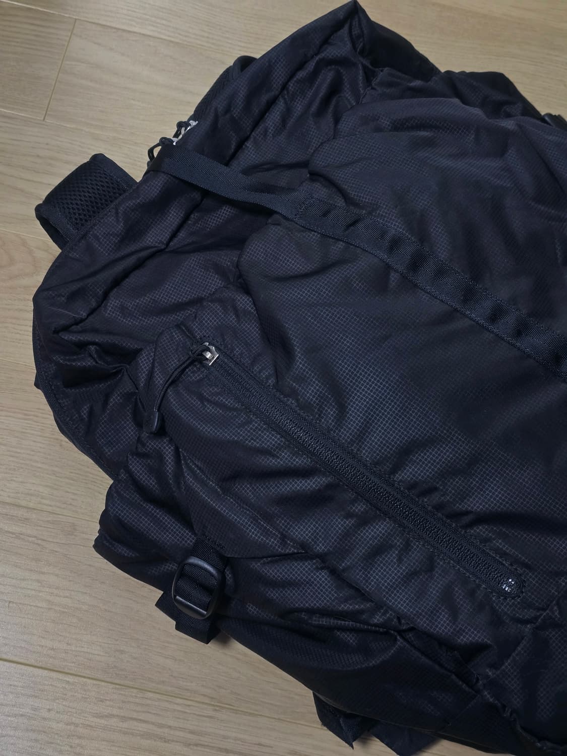 아네스베 나일론 경량 백팩 블랙 상품이미지3