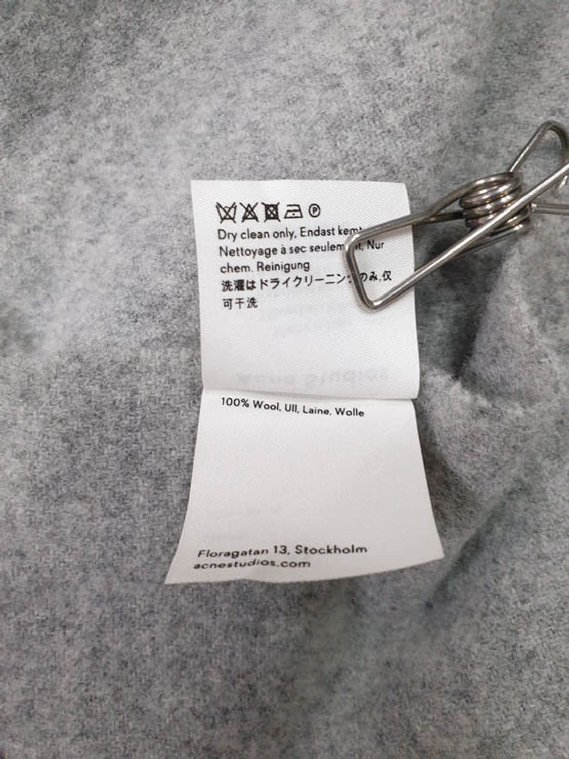 아크네스튜디오 울 머플러 공용 상품이미지4