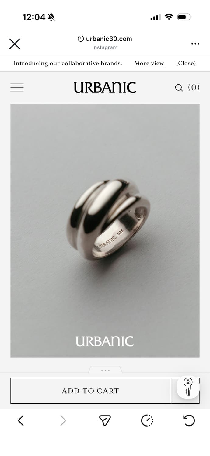 얼바닉30 torsade ring 13사이즈 상품이미지5