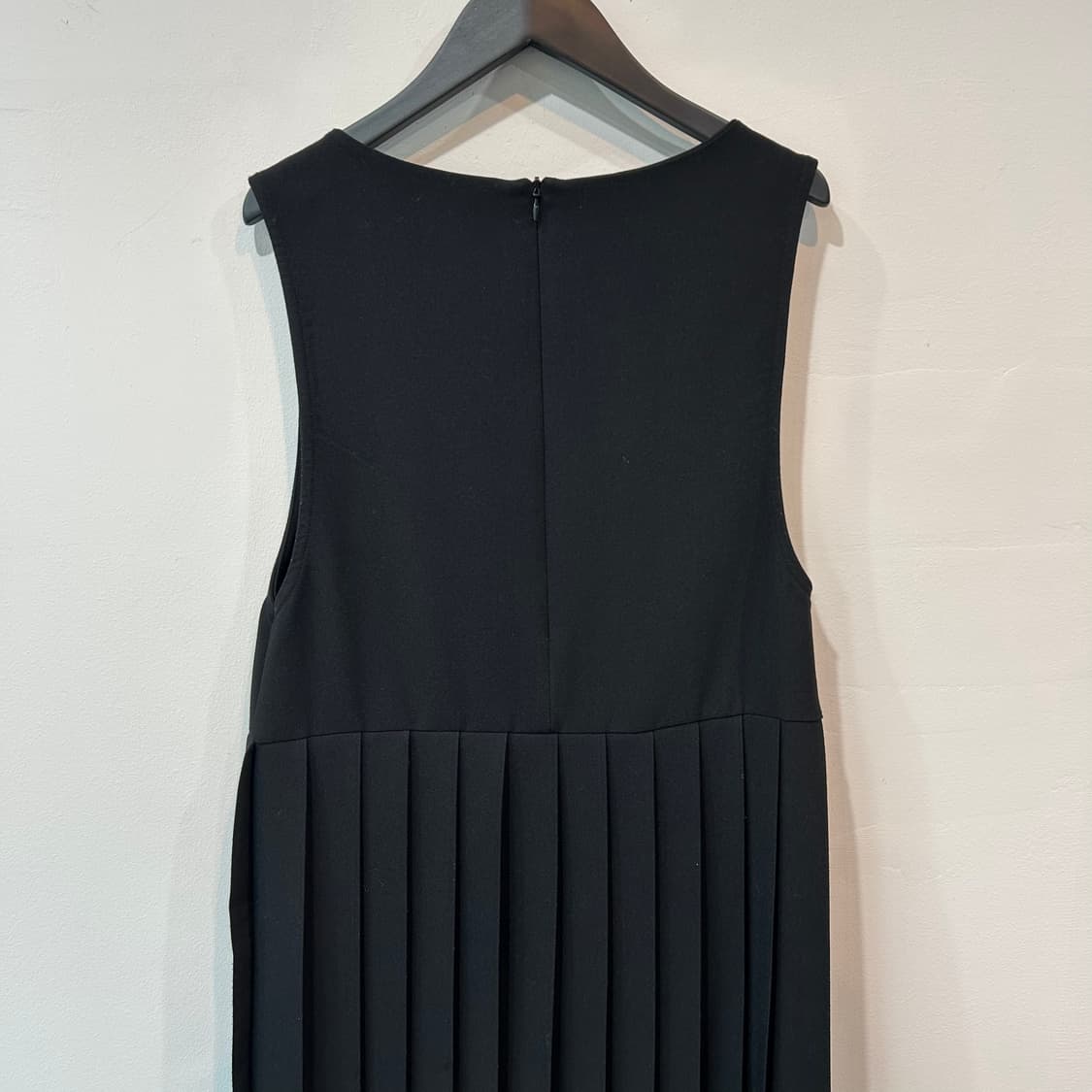 블랙 플리츠 롱 원피스 상품이미지7