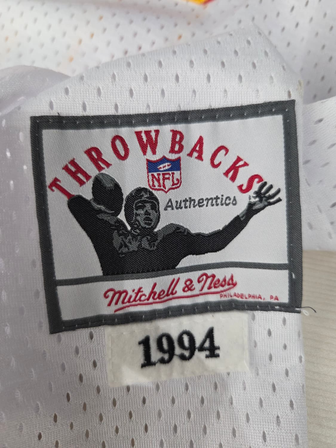 미챌앤네스 조 몬타나 캔자스시티 치프스 1994 스로우백 저지 상품이미지6