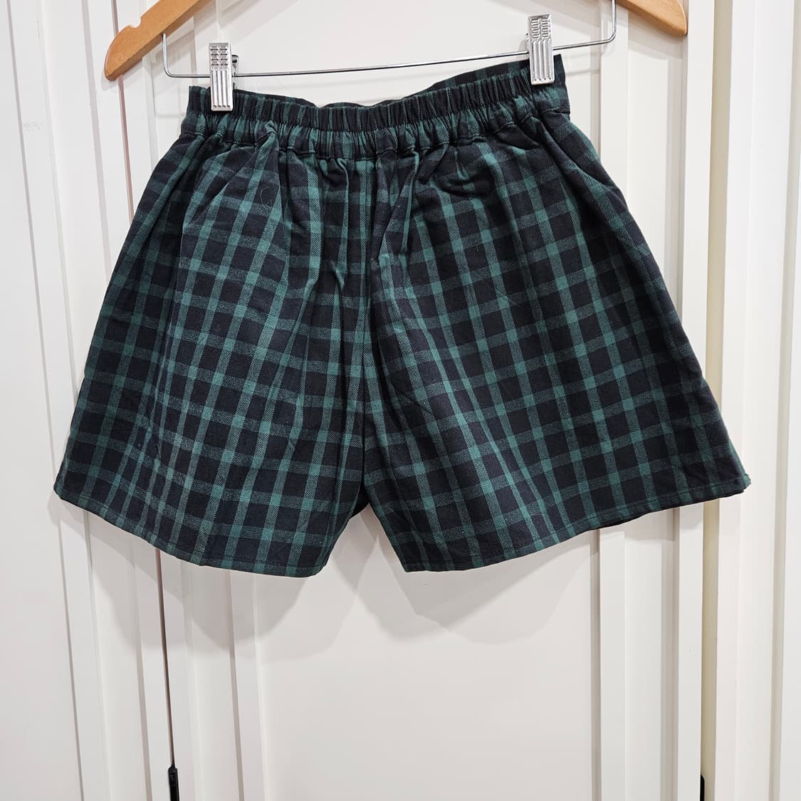 체크 플리츠 치마바지 상품이미지5