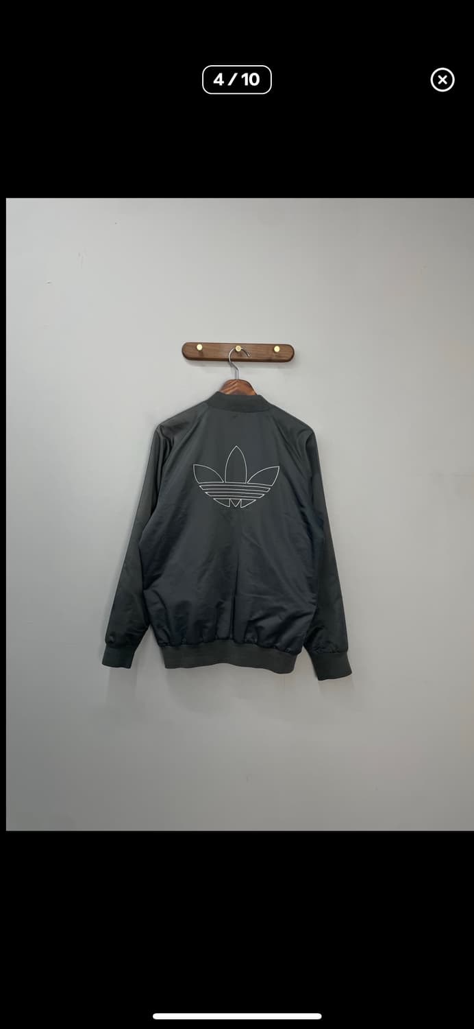 아디다스 백 빅로고 다크그레이 파이어버드 자켓 A2916 상품이미지3