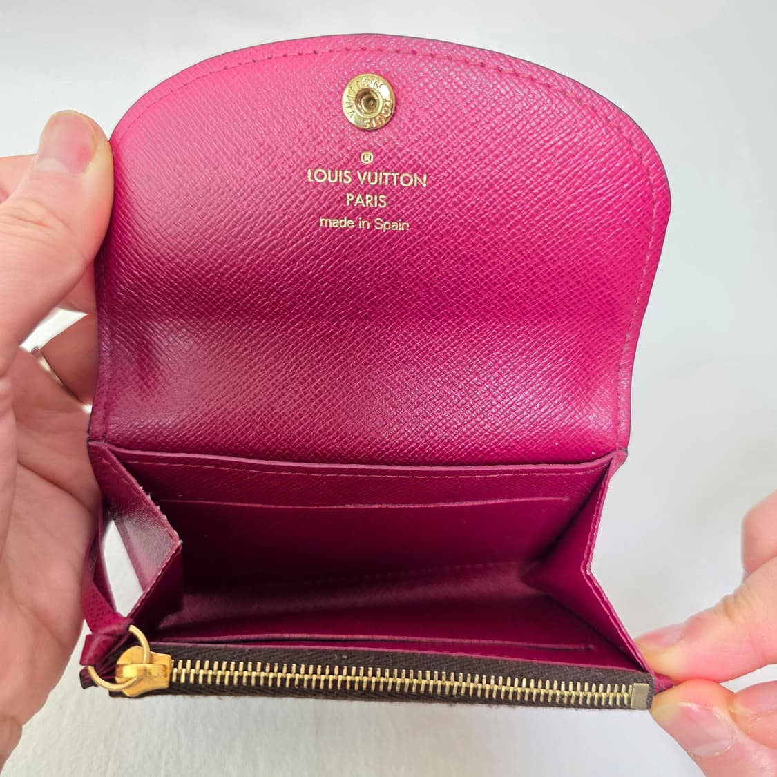 [S급/정품] 루이비통 로잘리 코인 퍼스 모노그램 푸시아 상품이미지4