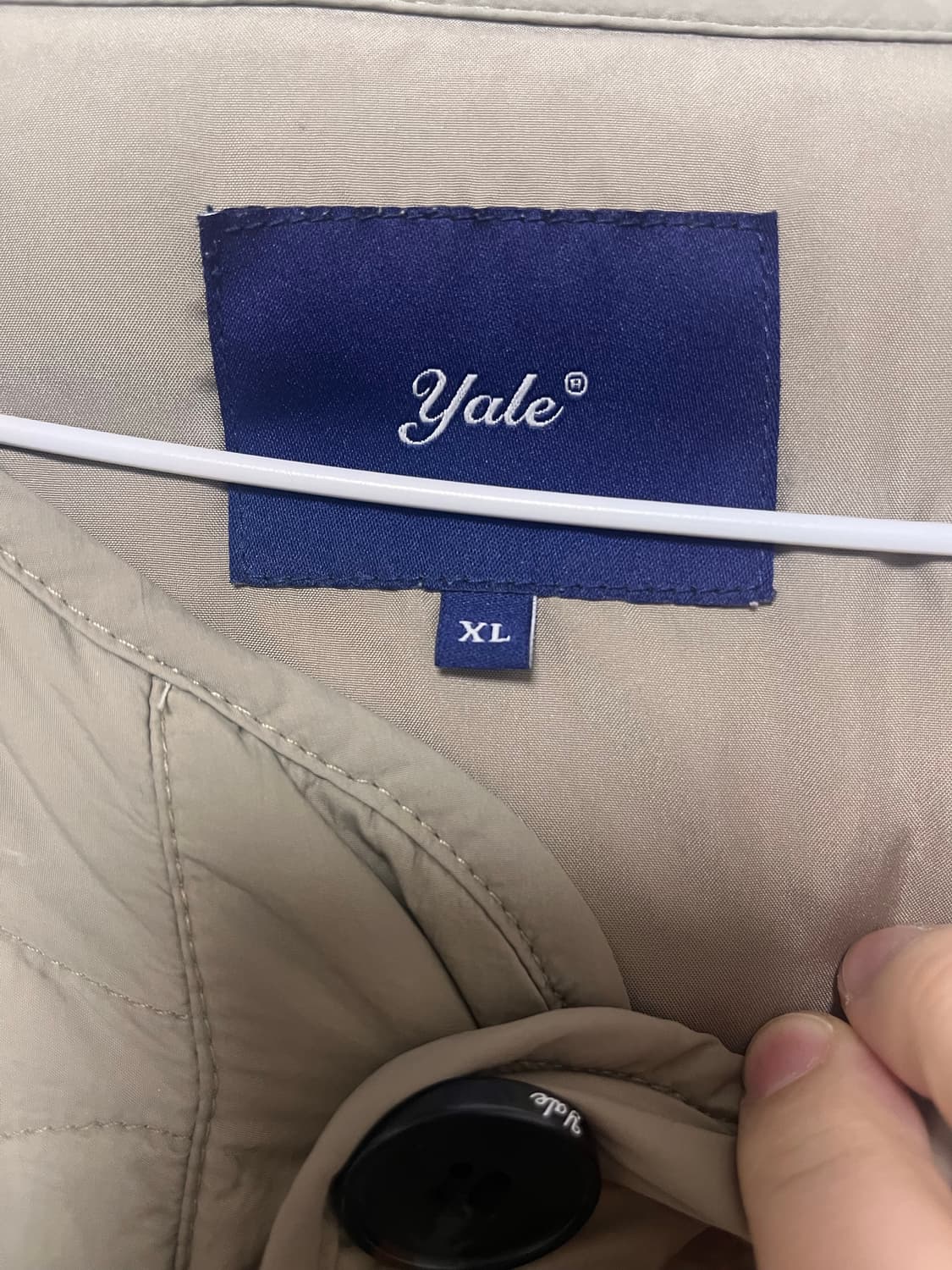 Yale 퀼팅 점퍼 XL 베이지 상품이미지3