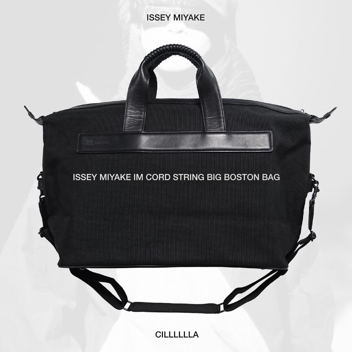 ISSEY MIYAKE IM 이세이미야케 코드 스트링 빅 보스턴 백 상품이미지1