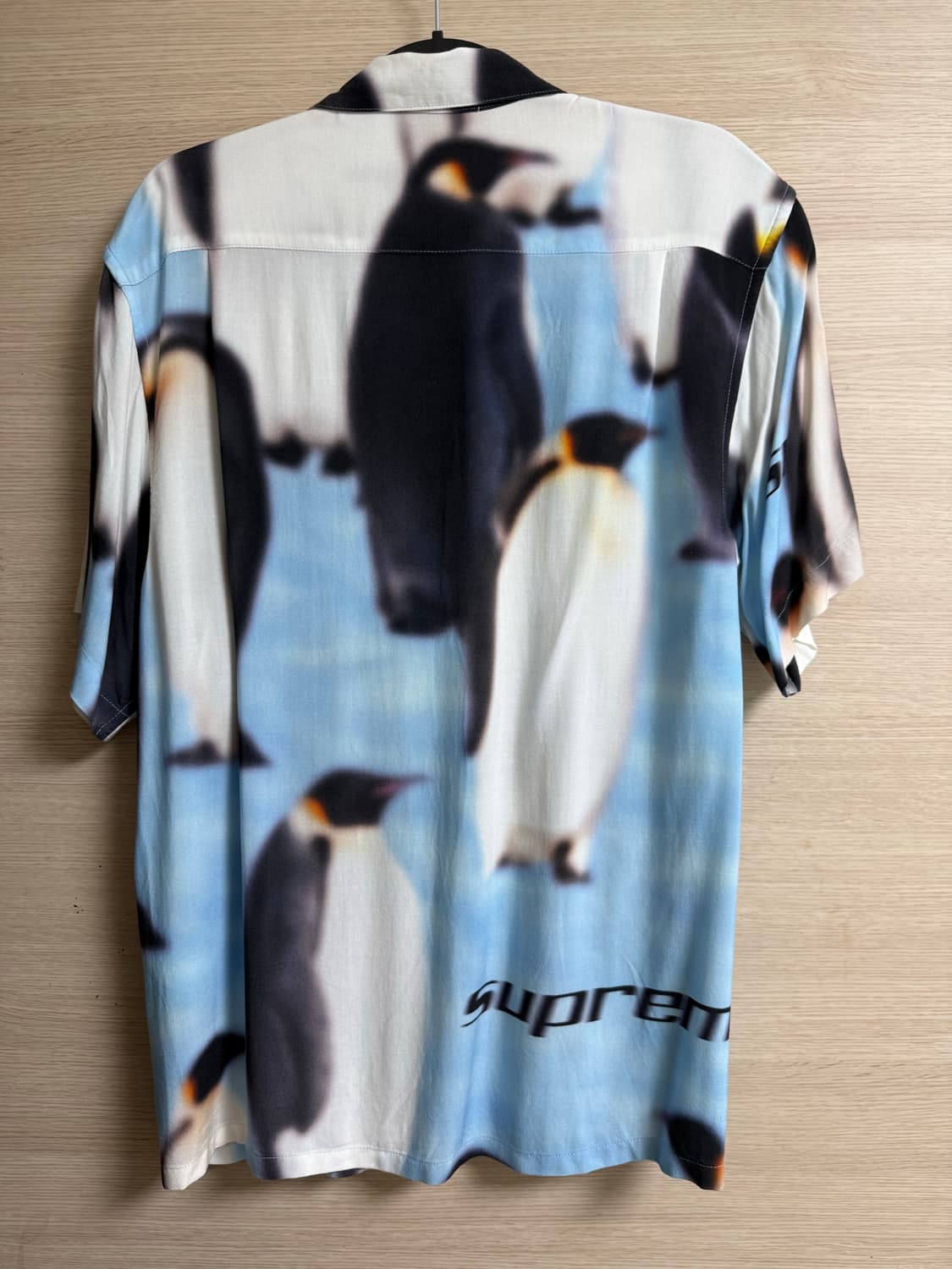 supreme 20FW 펭귄 레이온 셔츠 블루 상품이미지2