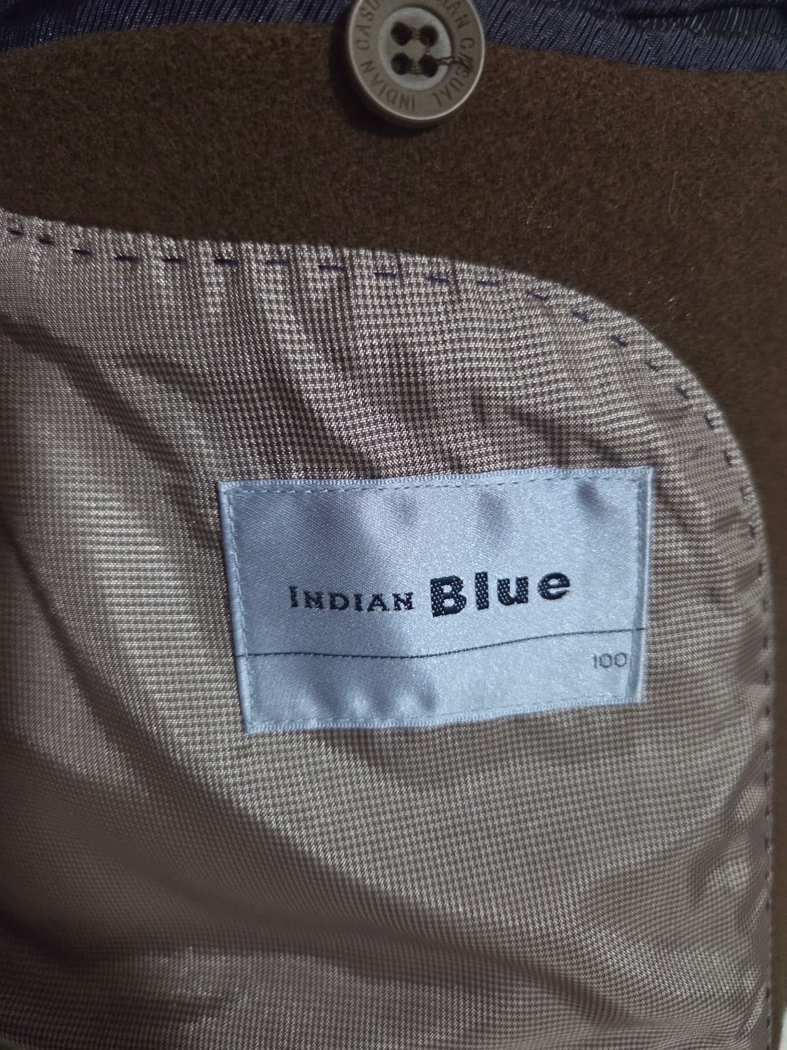 인디안블루 남성 코트 100사이즈 상품이미지3
