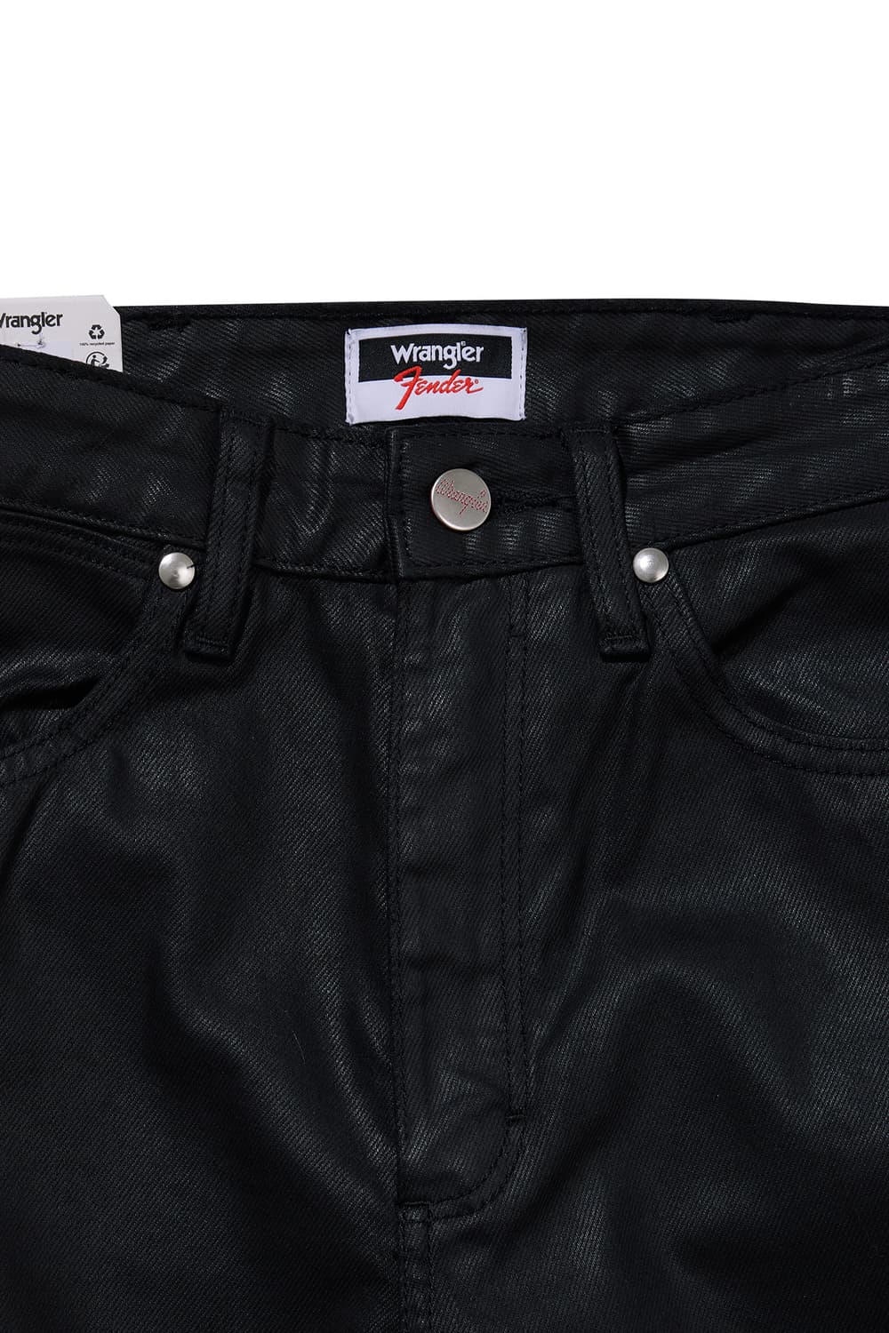 랭글러 X 펜더 웨스트워드 프린지팬츠 블랙  상품이미지3