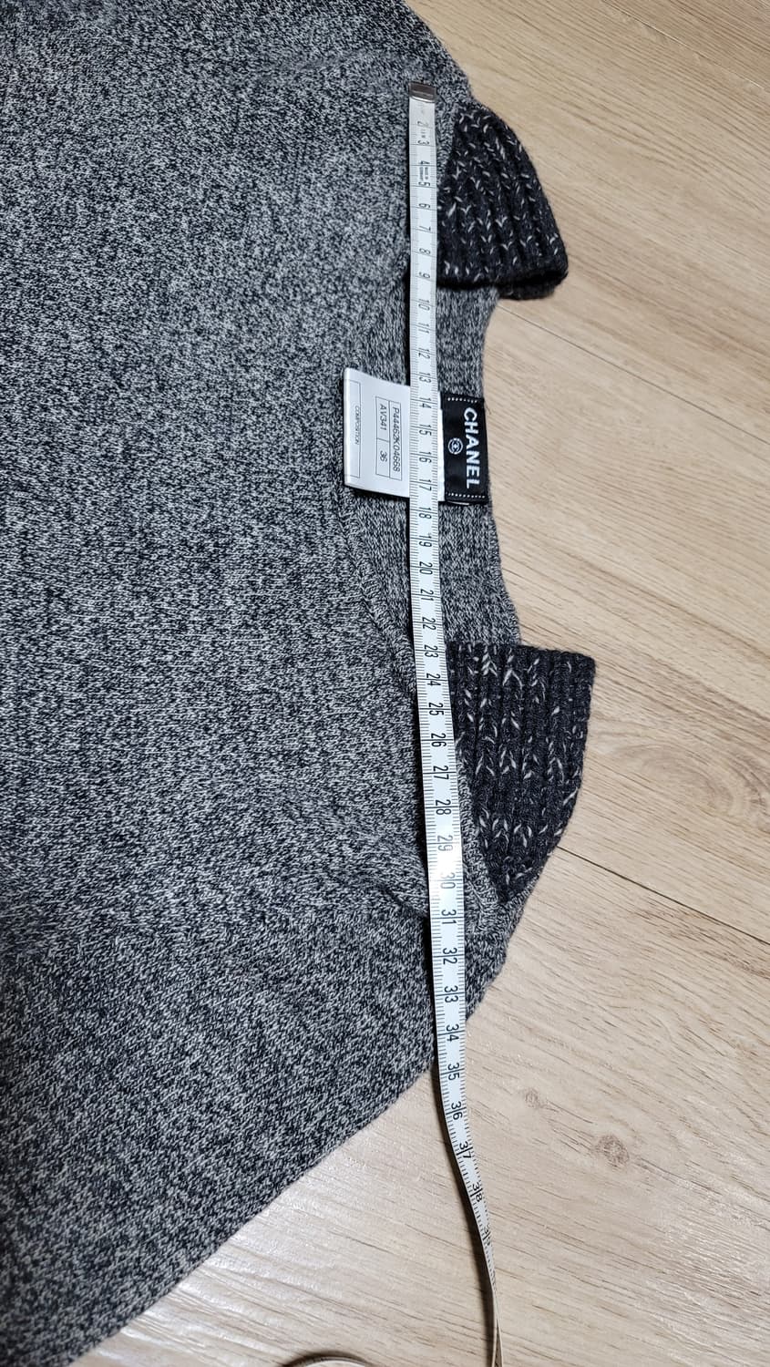 샤넬 스웨터 원피스그레이 EU36 상품이미지5