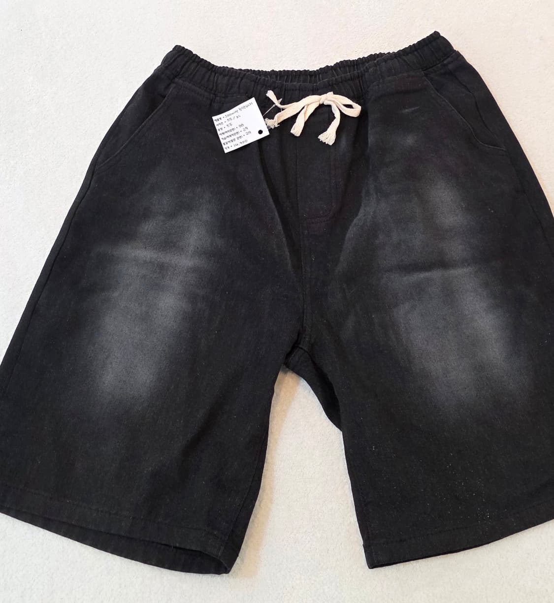 그라데이션 허리 밴딩 청반바지 상품이미지1