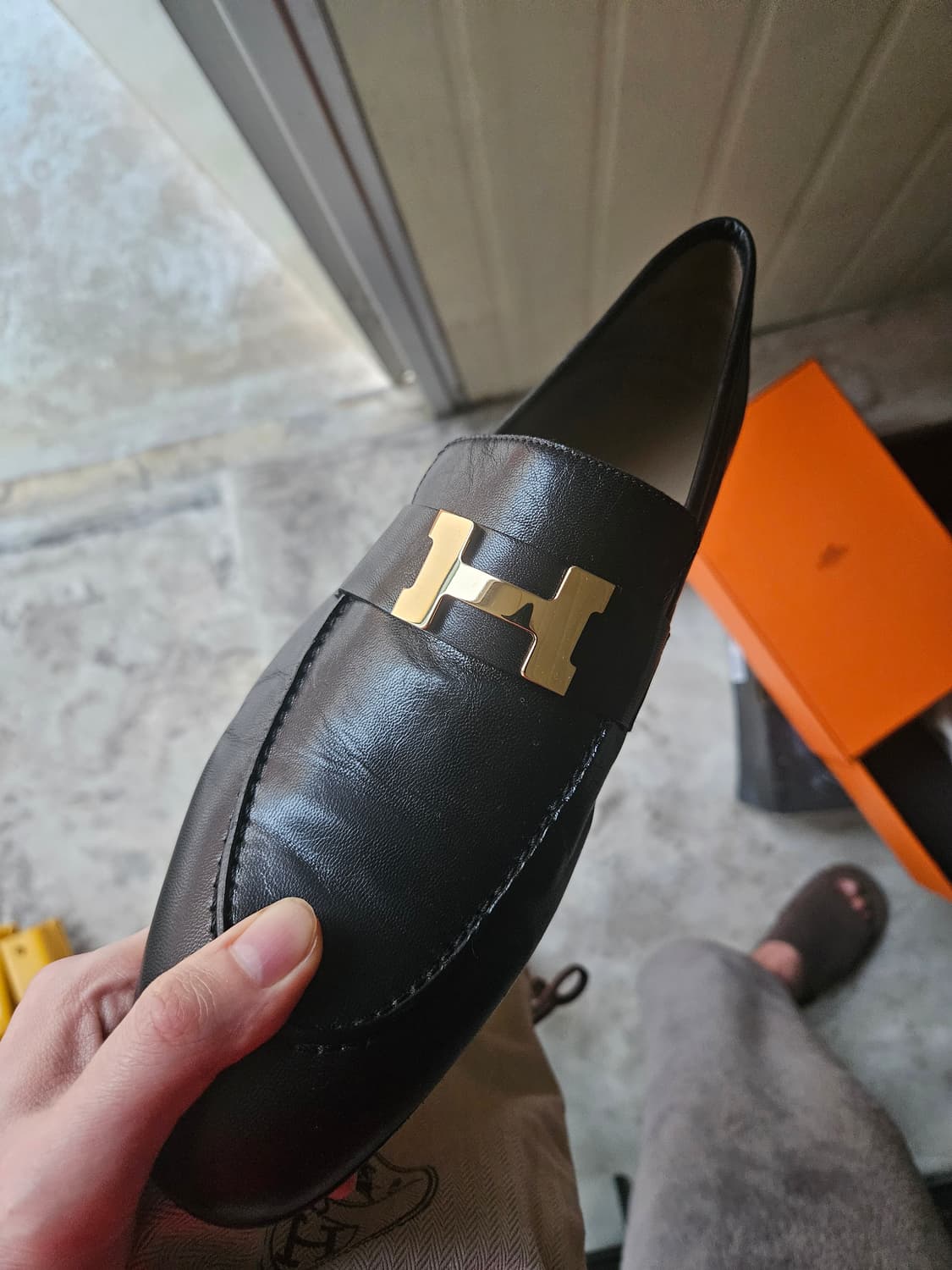 새제품) 파리로퍼 금장 42 상품이미지1