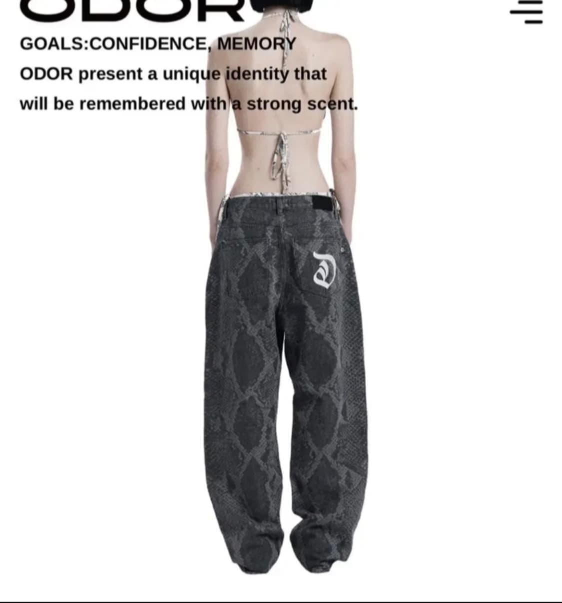 (새상품) 오도어 파이톤 팬츠 상품이미지2