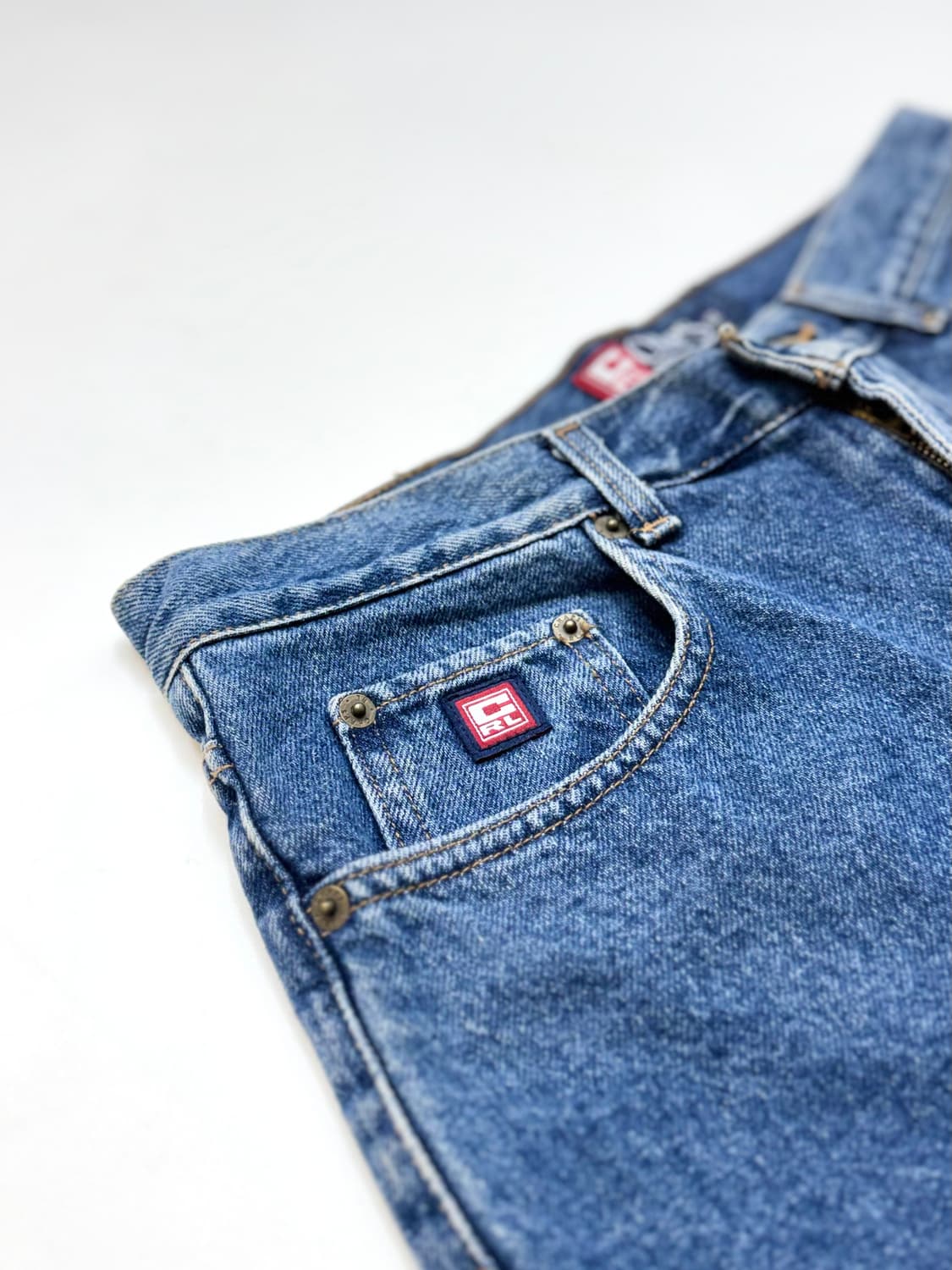 Chaps Ralph Lauren 90s 스톤 워시 데님 버뮤다 숏츠팬ㅊ 상품이미지3