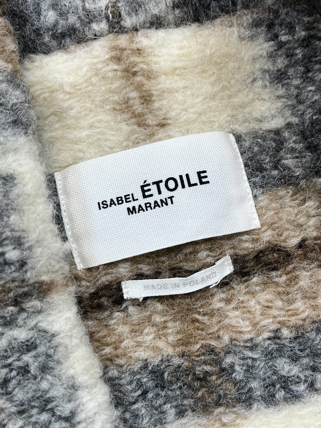 이자벨마랑 가브리엘 체크 울 코트 상품이미지5